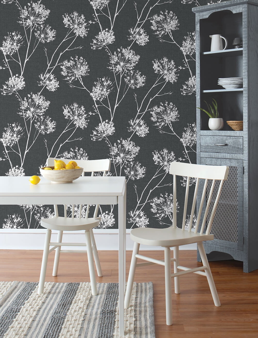 NextWall One O'Clocks Peel and Stick Wallpaper (20.5 in. x 18 ft.) i4zpe