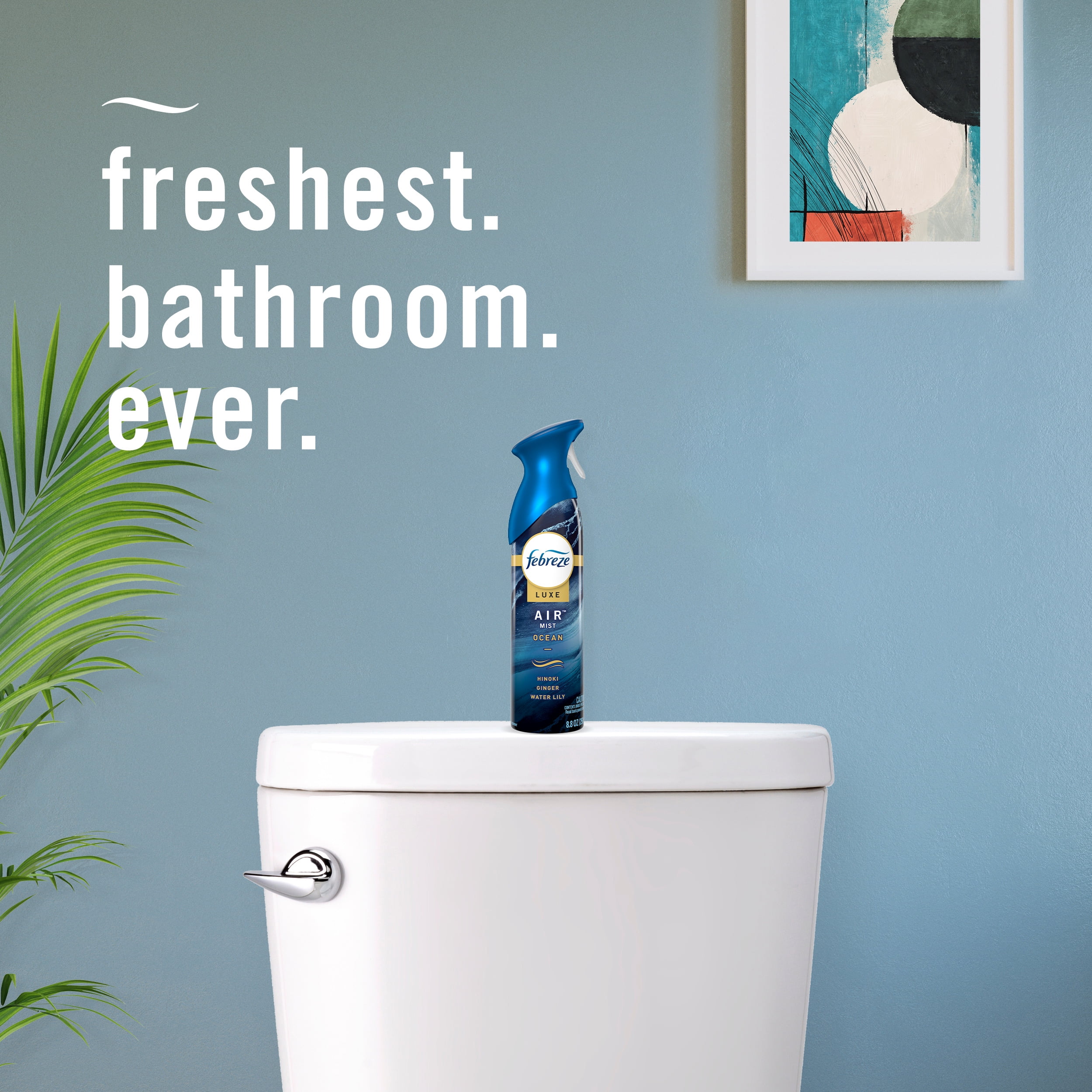 Febreze Air Freshener Room Spray, Odor-Fighting Mist, Ocean Scent (8.8 oz, 2 Count) 29rpw