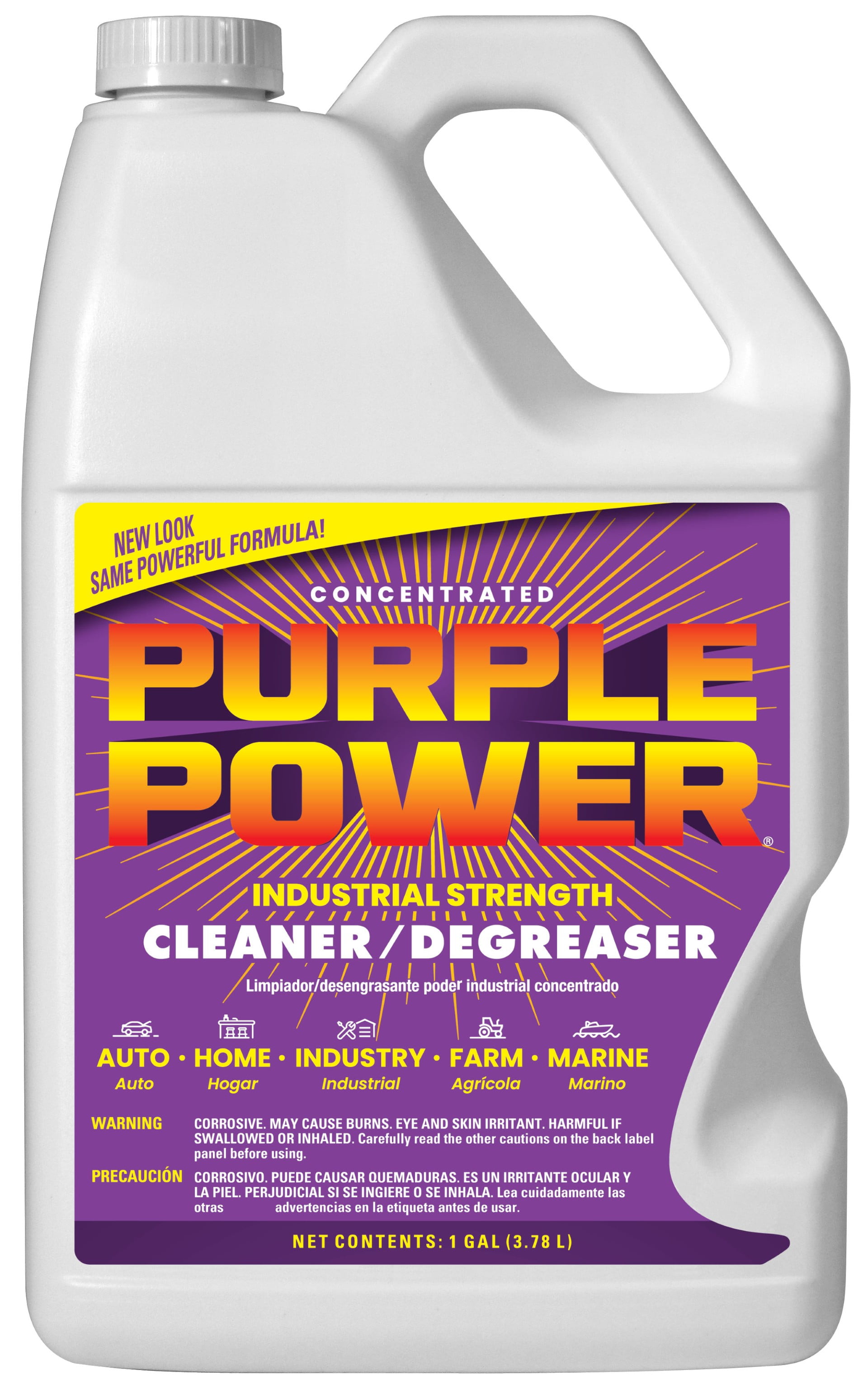 Purple Power Industrial Strength Degreaser and Cleaner (Purple, 128 fl oz) qeln3