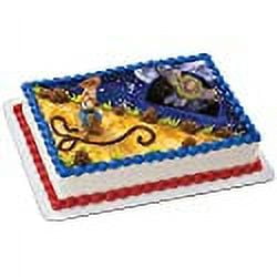 DecoPac Toy Story Woody and Buzz Cake Topper Set (Multicolor, 2 Piece) sadrj