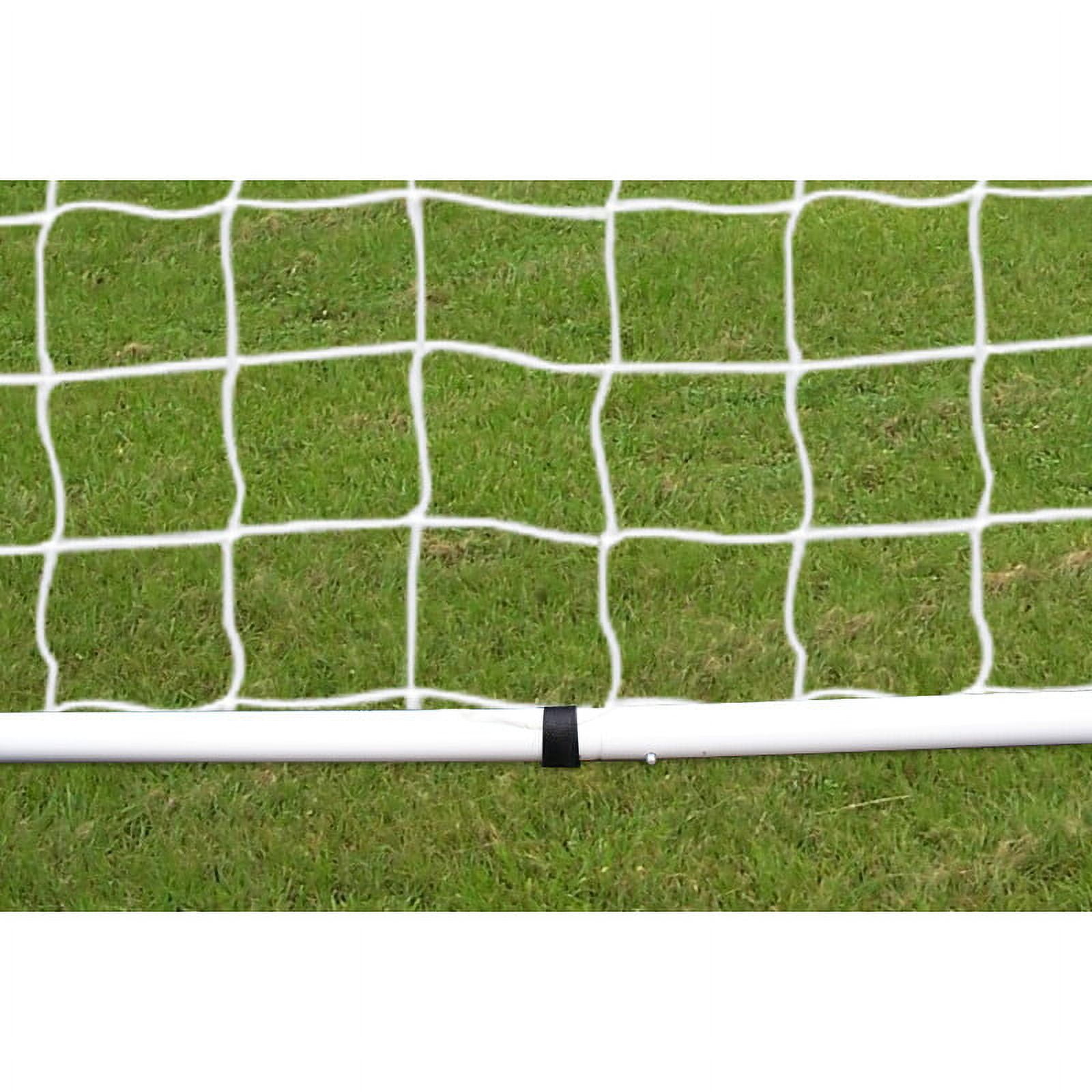 ZenStyle Soccer Goal Training Net with Steel Frame (White, 12 ft x 6 ft) 6sfzc