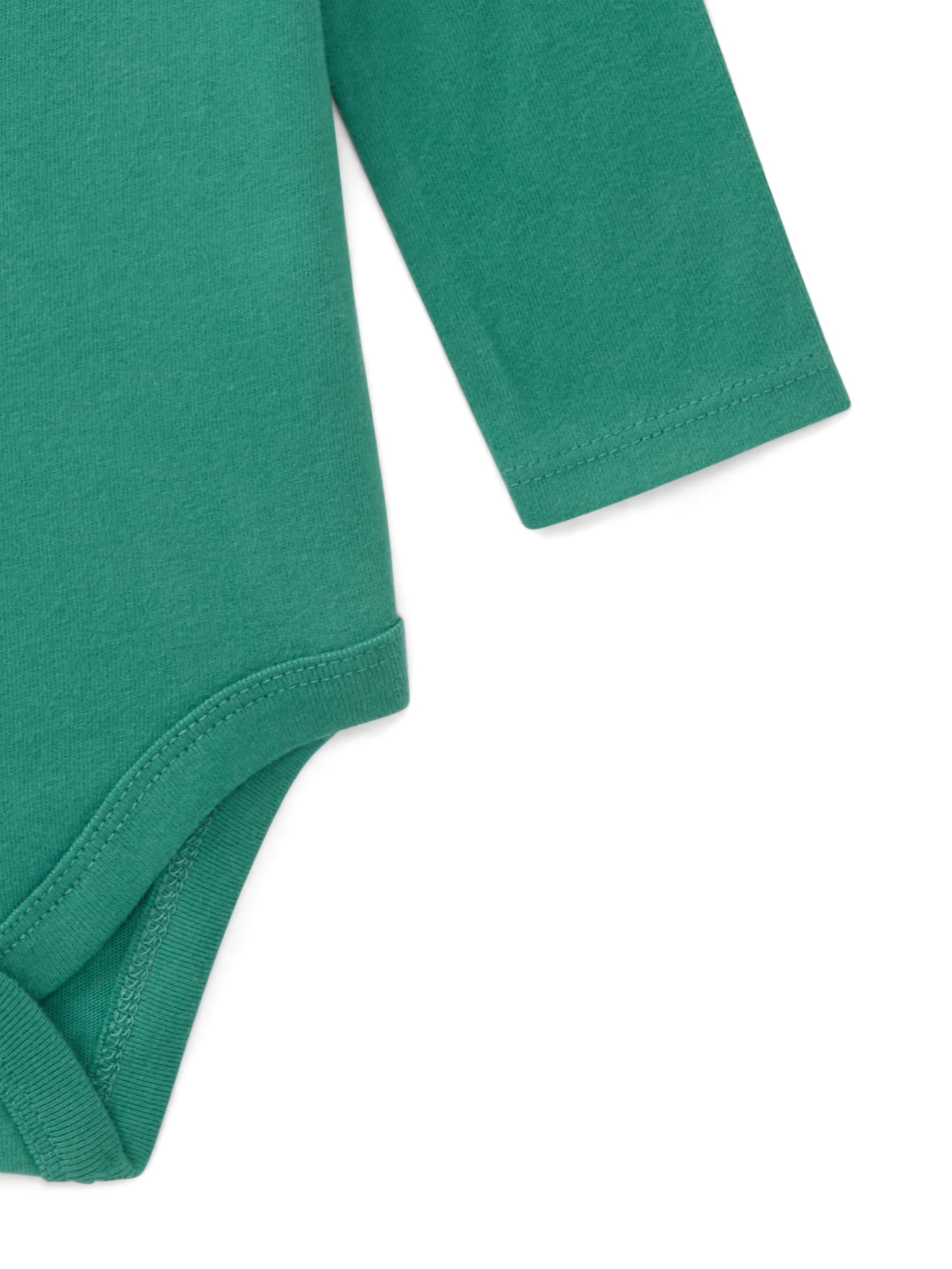 Garanimals Baby Boys Long Sleeve Graphic Bodysuit (Green, 0-24 Months) 0zk6f