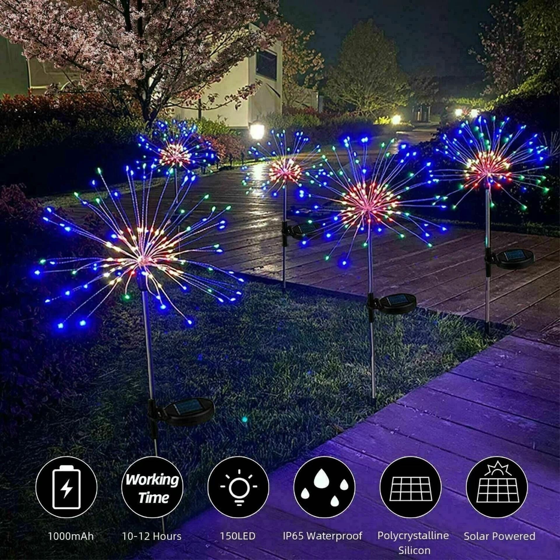 Purely Elizabeth Outdoor Solar String Lights (150 LED, Warm White) j1f6e