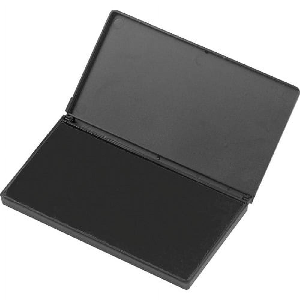 Charles Leonard Nontoxic Foam Ink Pad for Arts and Crafts (Black, 2.8 in x 4.3 in) nn95d