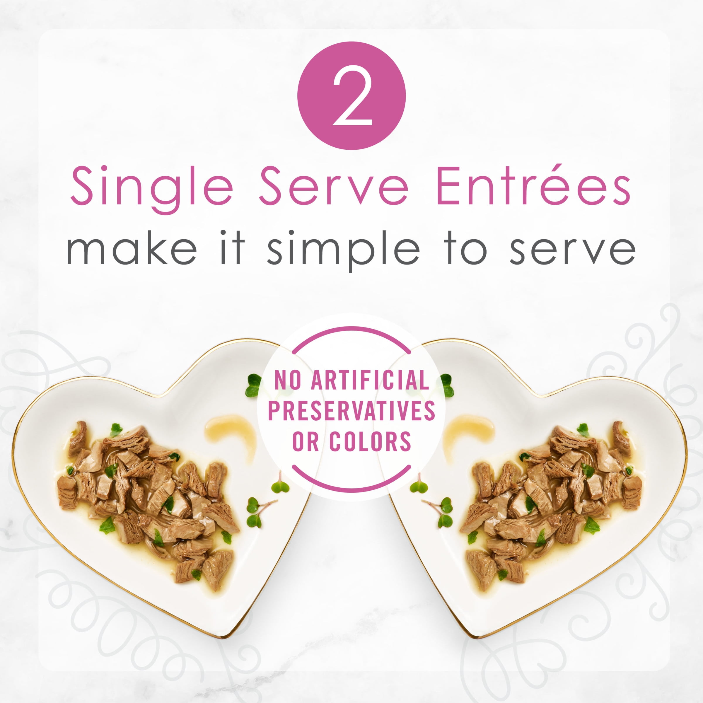 Fancy Feast Petites Seared Salmon Entree with Spinach Wet Cat Food (12 Pack, 2.8 oz) anumx