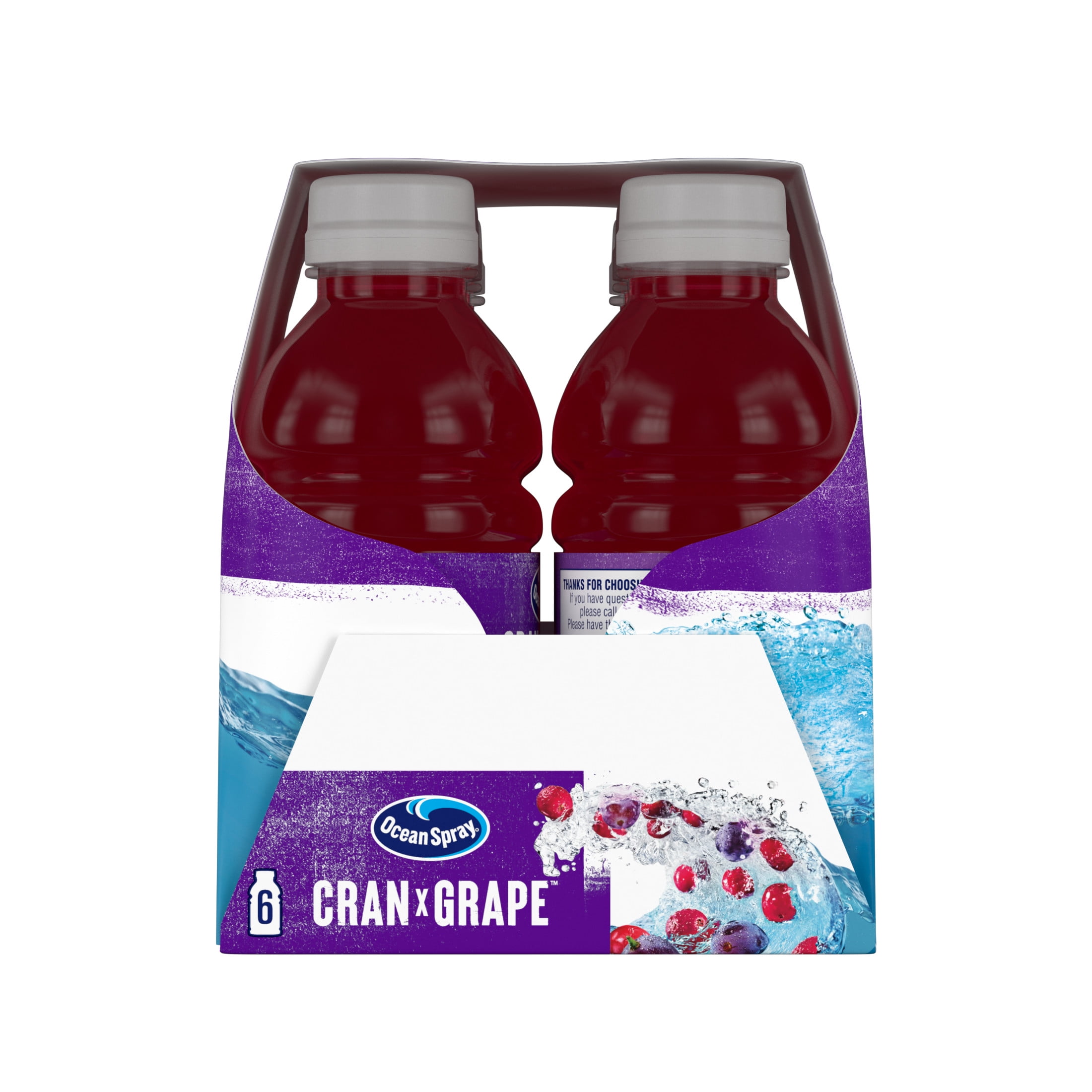 Ocean Spray Cran-Grape Cranberry Grape Juice Drink (6 Pack, 10 fl oz) ebims