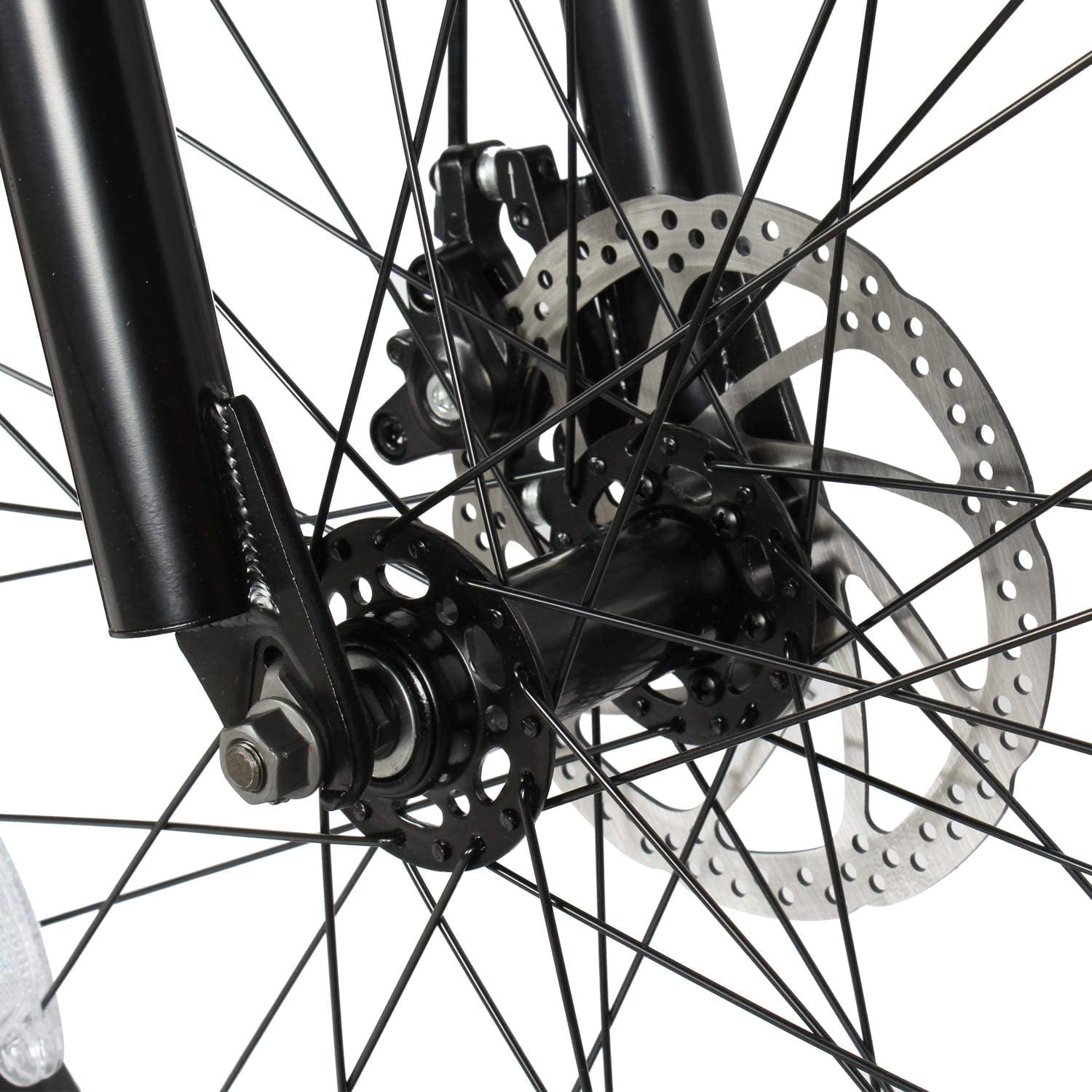Micargi Slugo SS 7-Speed Fat Tire Cruiser Bike (Matte Black, 26 in) jnlrt
