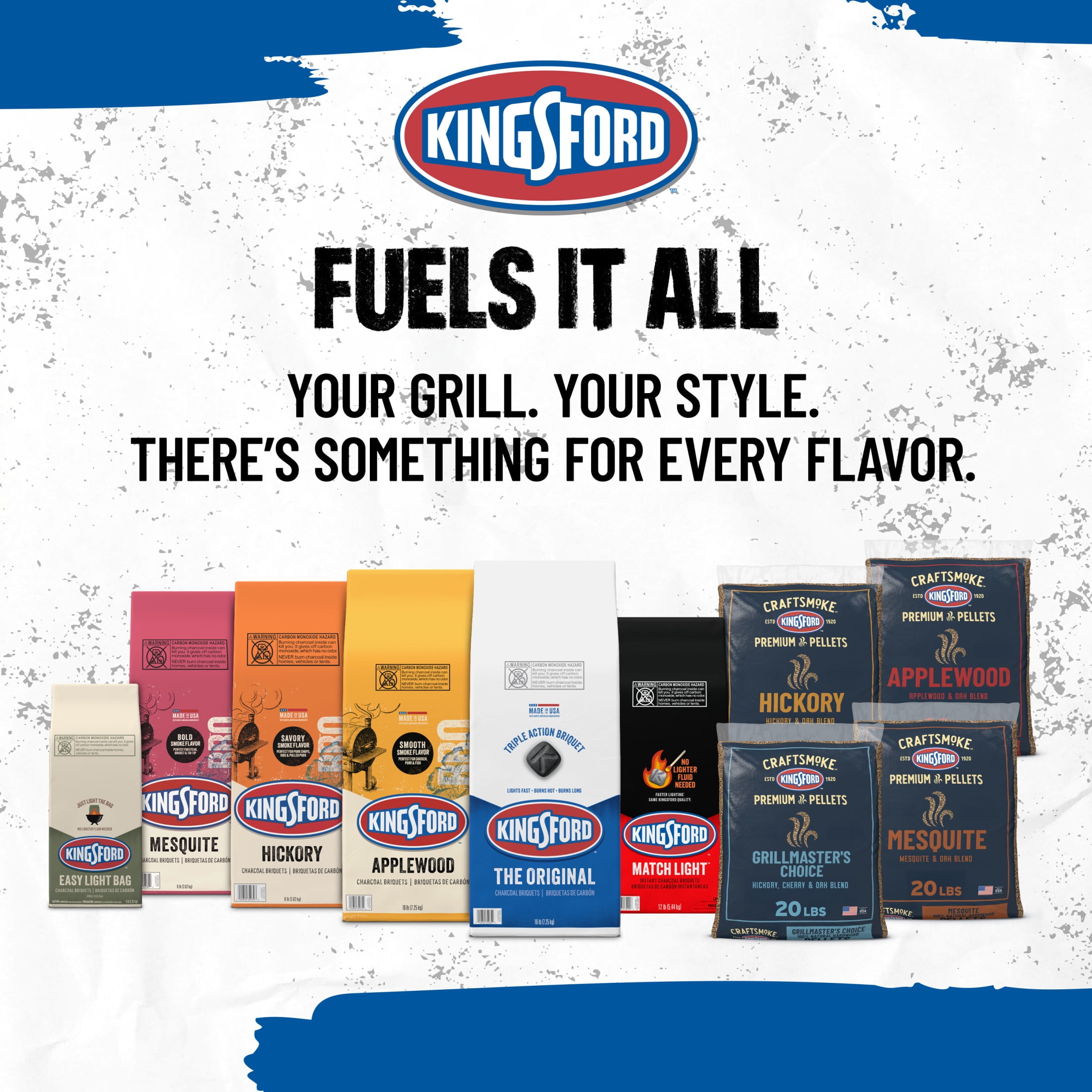 Kingsford Match Light Charcoal Briquets, Fast-Lighting BBQ Fuel (24 lb, 2 Pack) ypa38 - Image 8