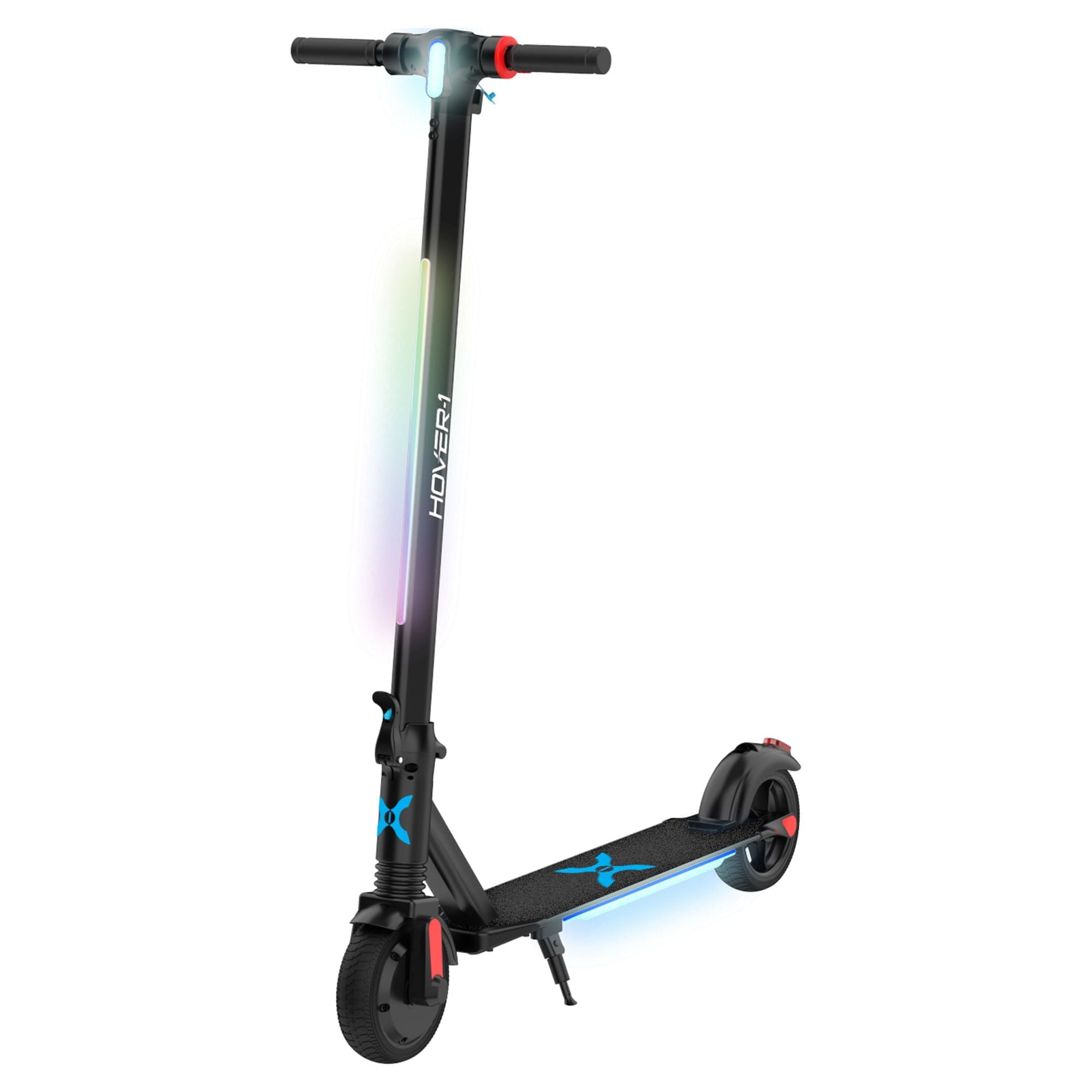 Hover-1 Eagle Electric Folding Scooter, Portable Commuter with Built-in Suspension and LED Headlight (Black, 20.88 lb) 3omum