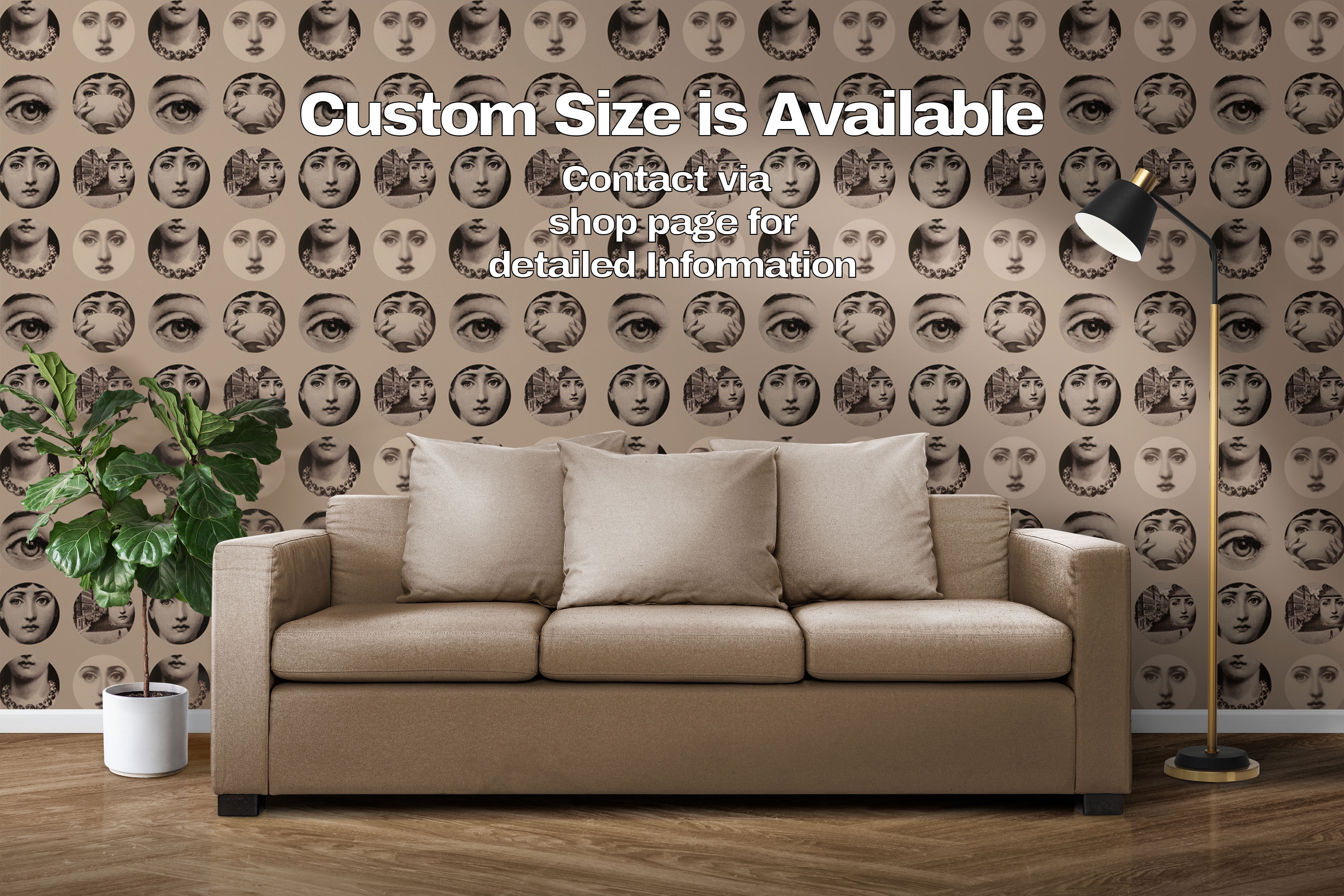 Muravie Tropical Pattern 3D Wallpaper Peel and Stick Wallcovering (Black and White, 17.7 in x 118 in) 7v58i