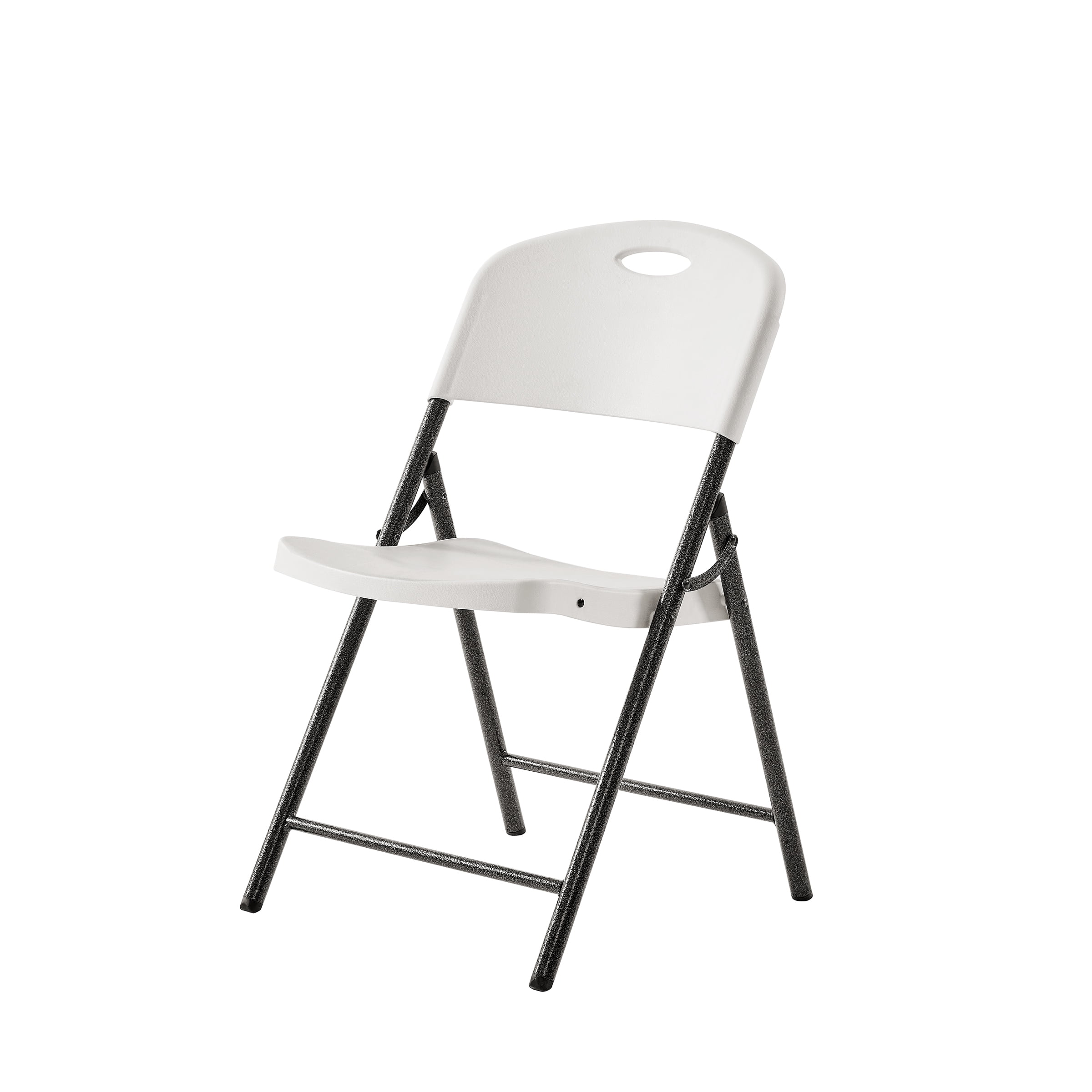 Mainstays Premium Heavy Duty Resin Folding Chair (White, 6-Pack) ohqr8