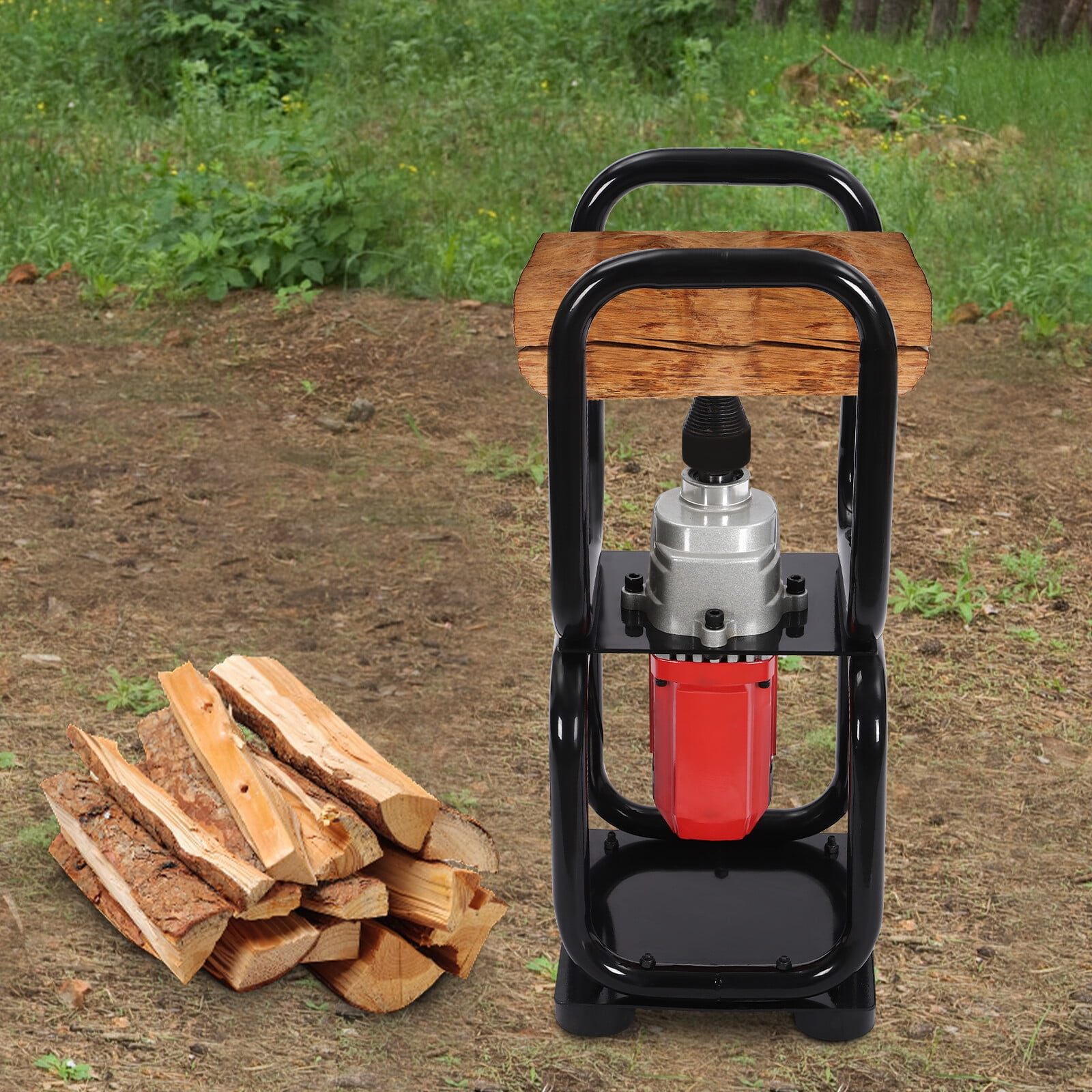ToppiJoy Electric Log Splitter, Heavy-Duty Firewood Splitting Machine for Forestry and Home Use (450 RPM, 3.3 KW) bxup0