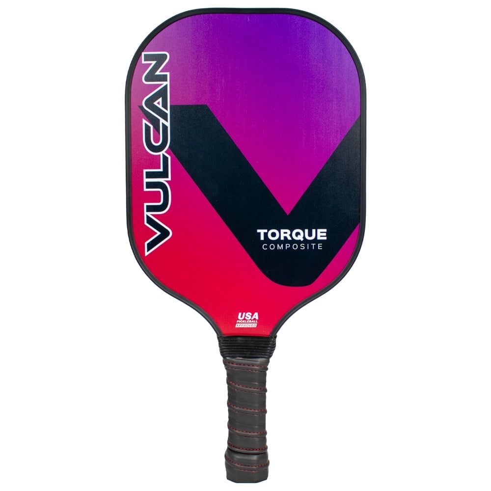 Vulcan Sporting Goods Co Torque Composite Pickleball Paddle (Red/Blue, 15.25 in x 7.8 in) mh1oo