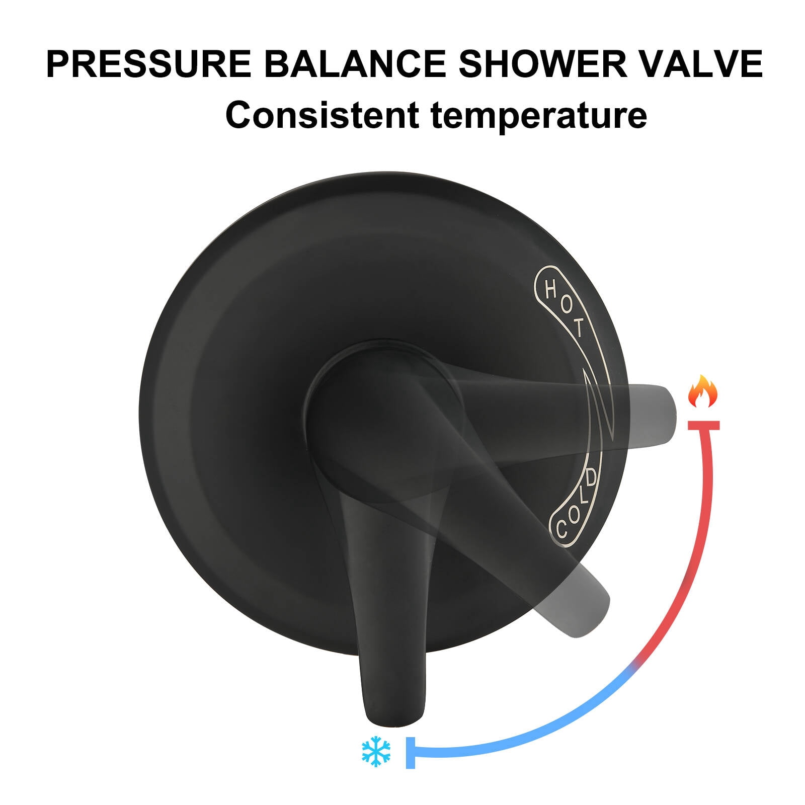 PROOX High Pressure Dual 2-in-1 Rain Shower Head and Handheld Combo Set with Bathtub Spout (Black, 5 in) dp801