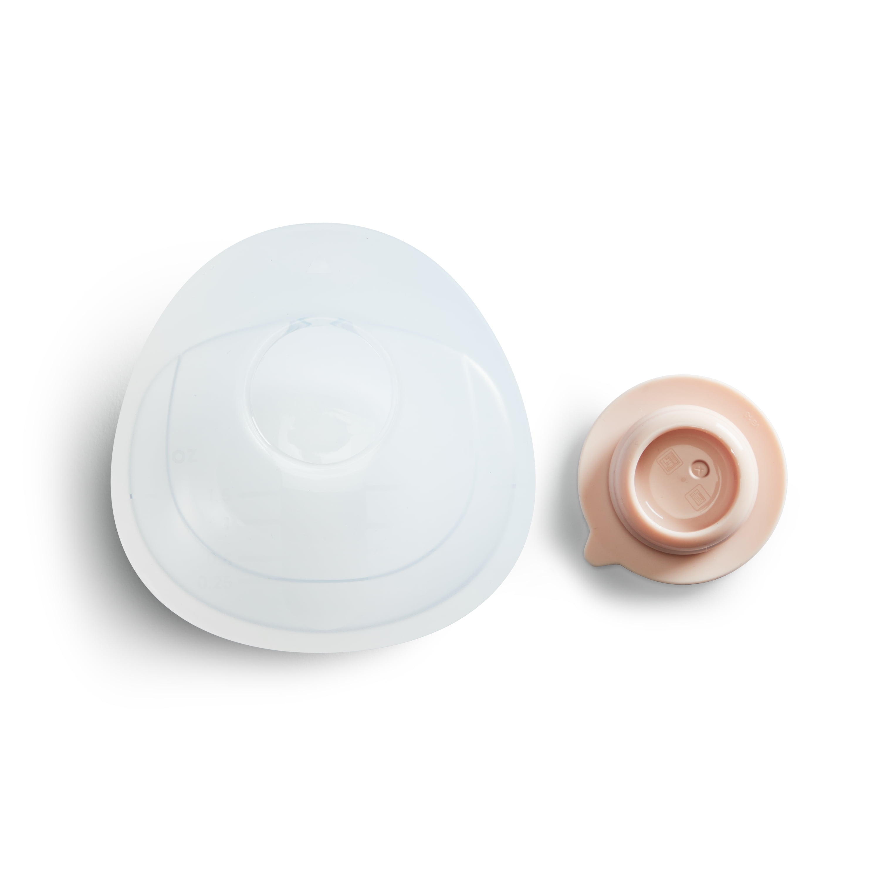 Munchkin Breast Milk Wearable Silicone Collector Cup (Clear, 1.5 oz) 6vb9o