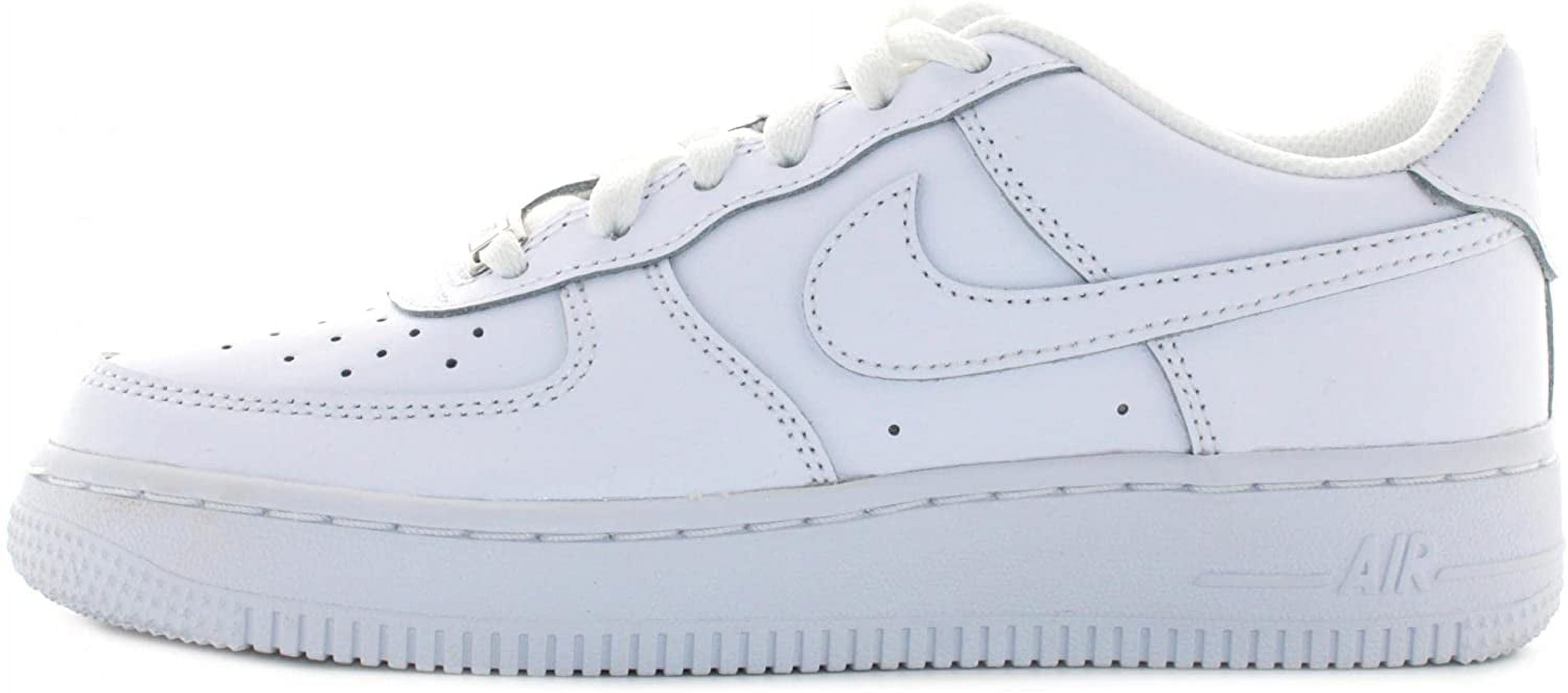Nike Air Force 1 Low LE Kids Casual Sneakers (White, 4.5 Big Kid) 8nlrv