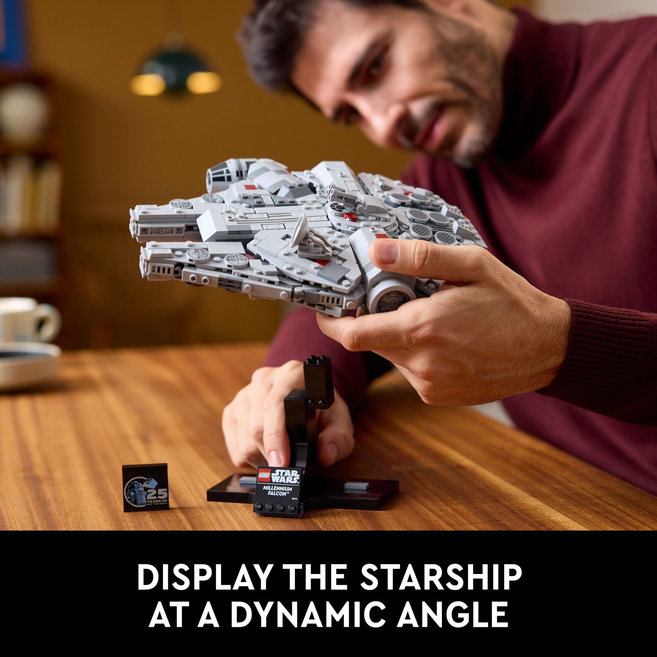LEGO Star Wars Millennium Falcon 25th Anniversary Buildable Starship Model (921 Pieces) 5sn57