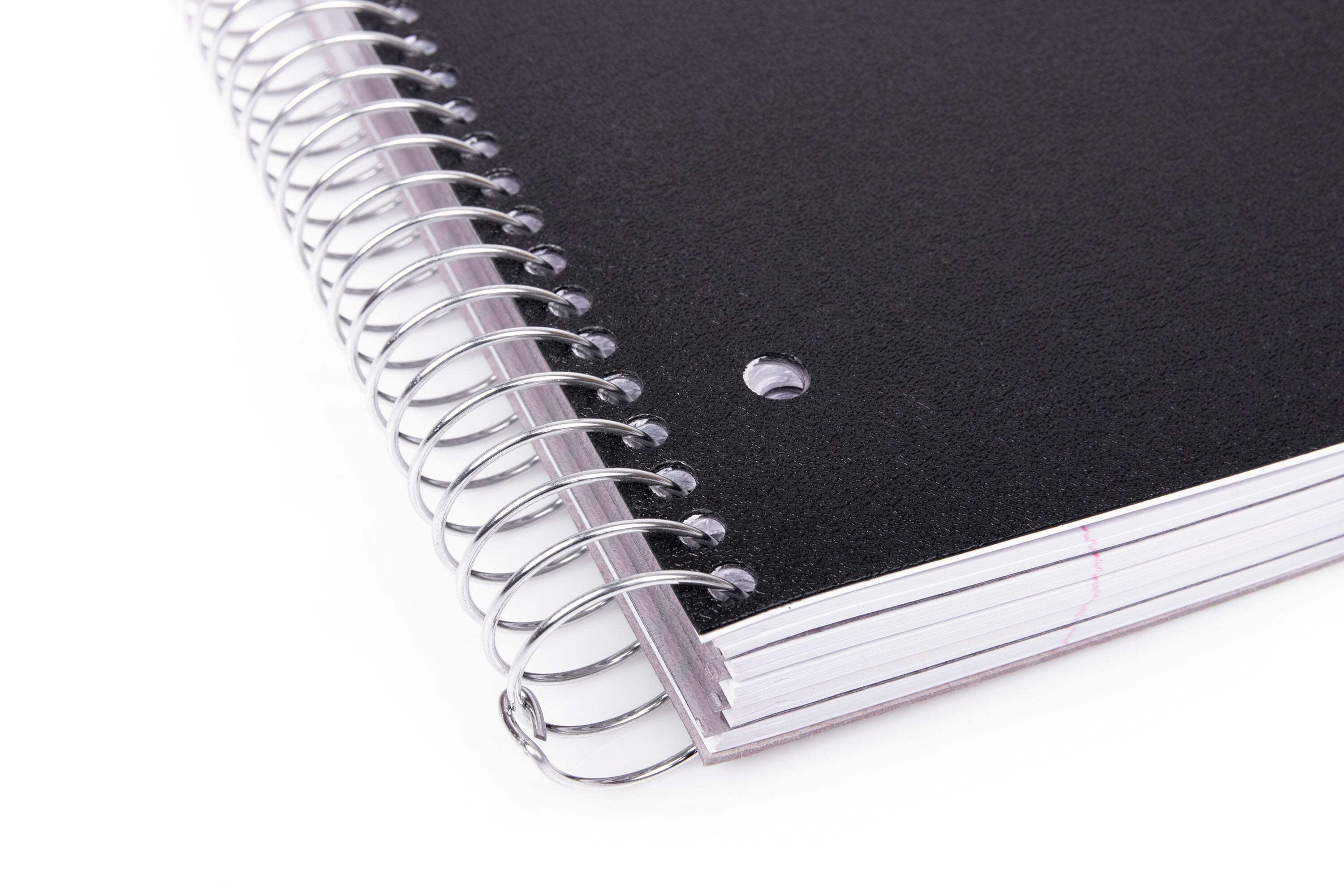 Mintra 5 Subject Notebook, Wide Ruled Spiral Journal with Durable Poly Cover and 5 Pockets (Blue, 200 Sheets) zz9w3