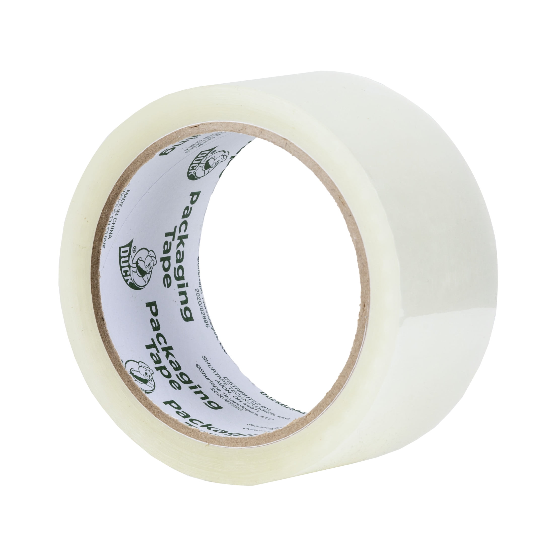 Duck Brand General Purpose Packaging Tape, Clear, Heavy-duty Adhesive for Moving and Shipping (2 Pack, 1.88 in. x 55 yd.) 4levg