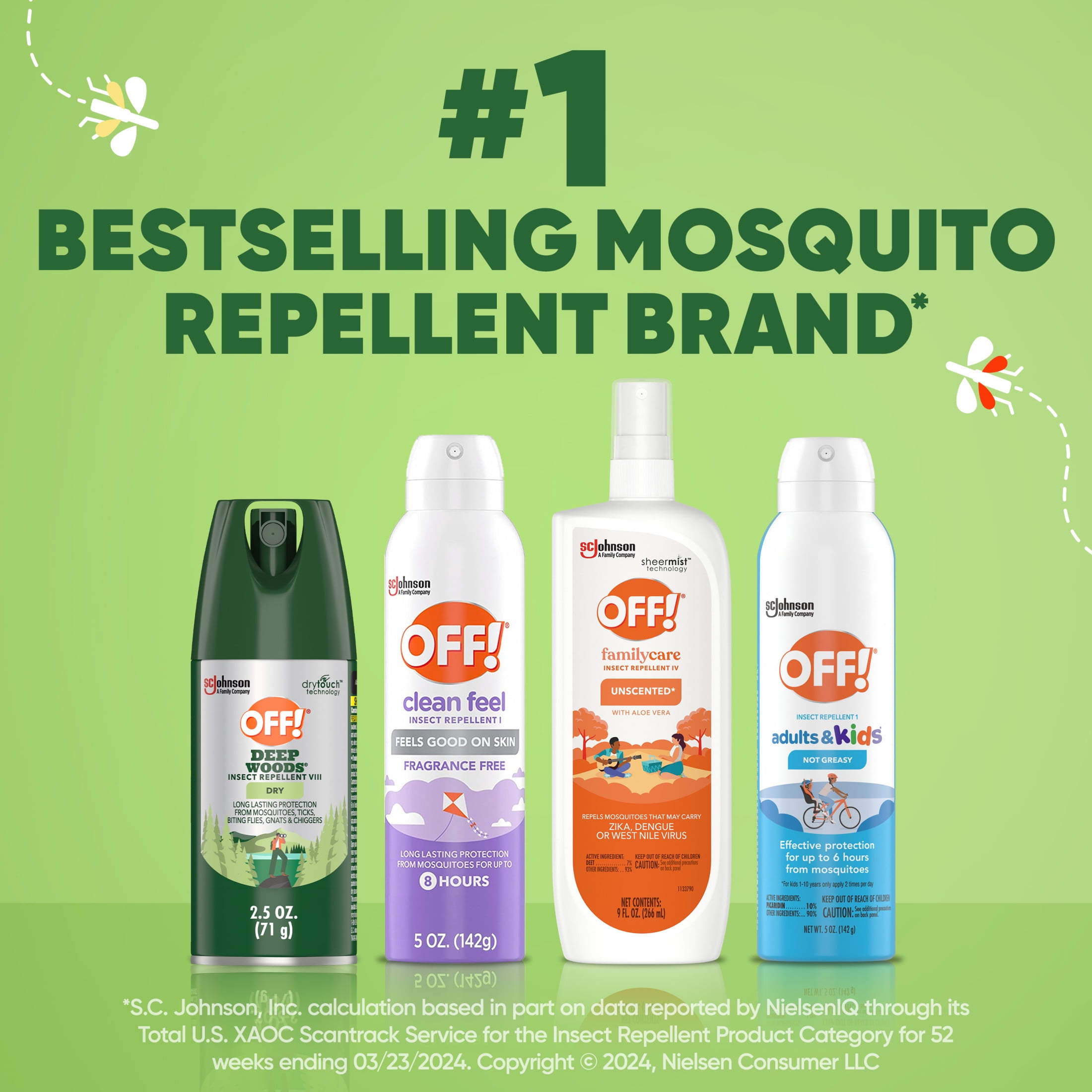 OFF! Deep Woods Insect Repellent Spray with 25% DEET (Clear, 2.5 oz) utmgq