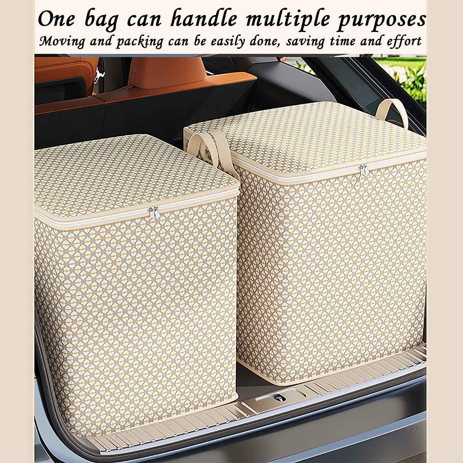 DcGZvy Fabric Storage Bin with Lid, Durable Clothing Organizer for Closet and Home Organization (13.8 in x 9.8 in x 7.9 in) w7w4f