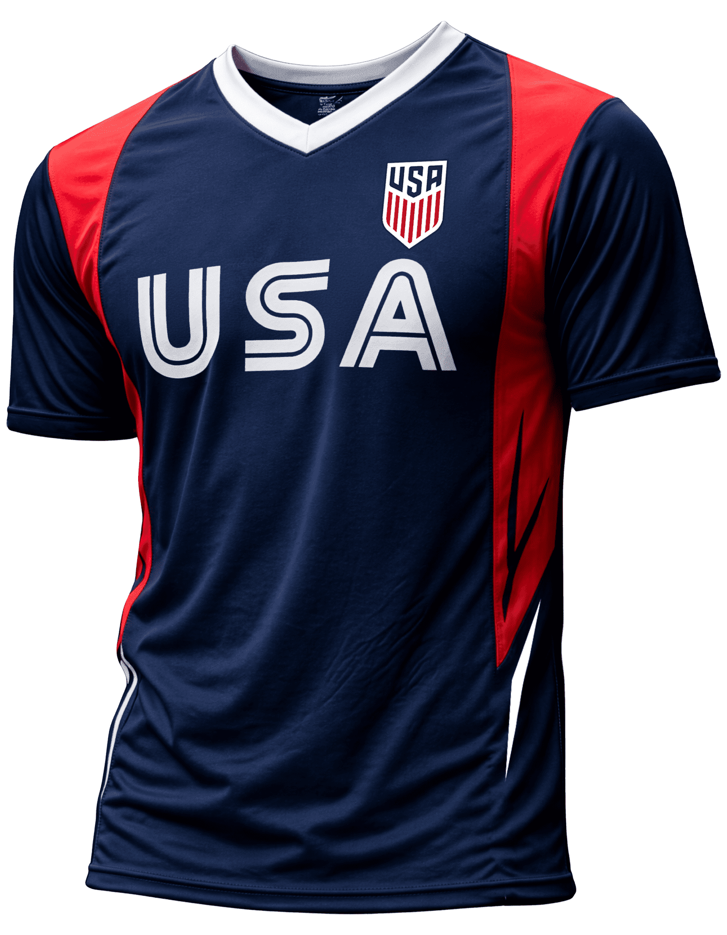 Icon Sports USA Soccer Jersey (Navy, Youth Extra Small to Adult XXL) 4bujh