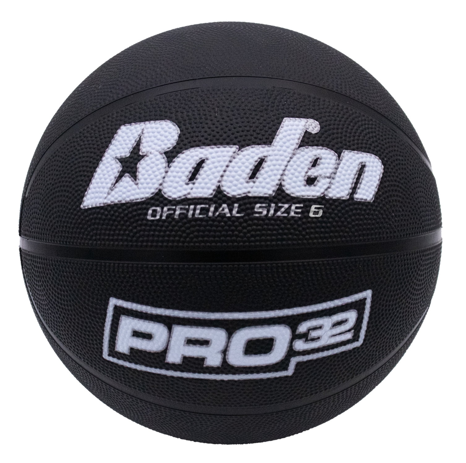Baden Pro32 Basketball Durable Rubber Grip Indoor Outdoor Training Ball (Blue, 29.5 in) x077n
