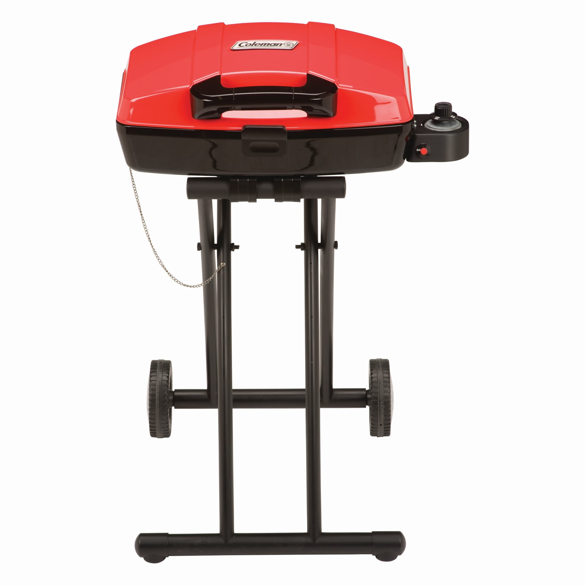 Coleman RoadTrip Sportster Propane Gas Grill Portable Outdoor Cooking Stove (Red, 225 sq. in.) q53h3