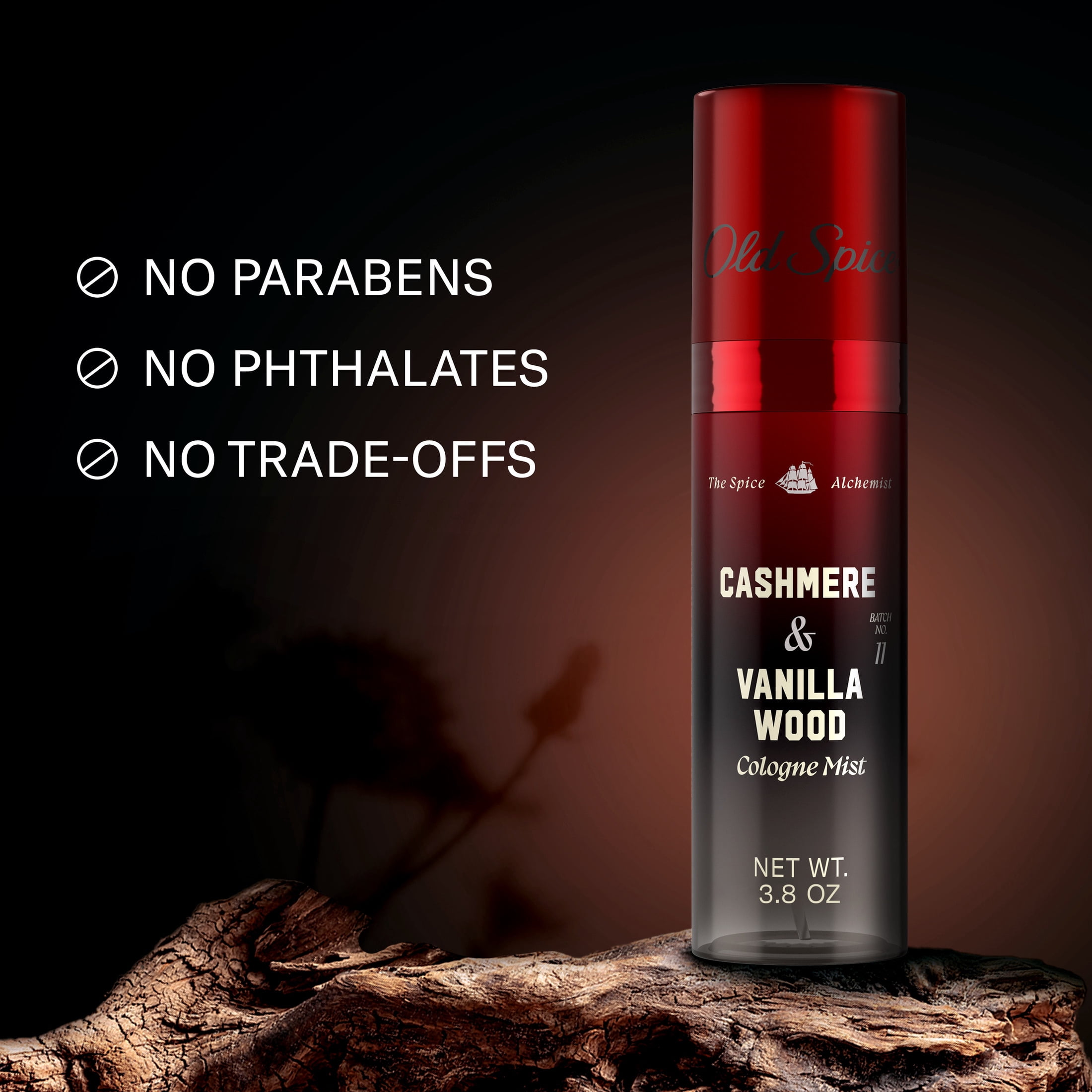 Old Spice Cologne Mist for Men, The Spice Alchemist Collection, Cashmere and Vanilla Wood (3.8 oz) kqtyn