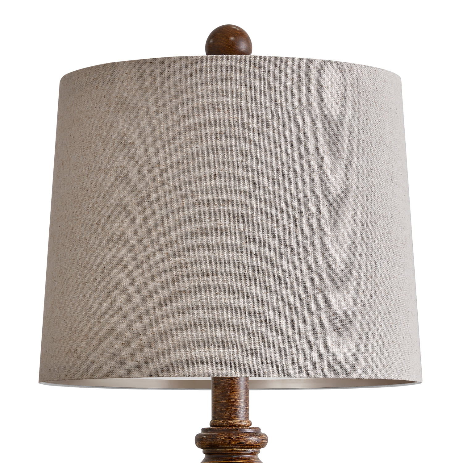 Oneach Vintage Farmhouse Table Lamps (Set of 2, Brown, 18.75 in) hics4