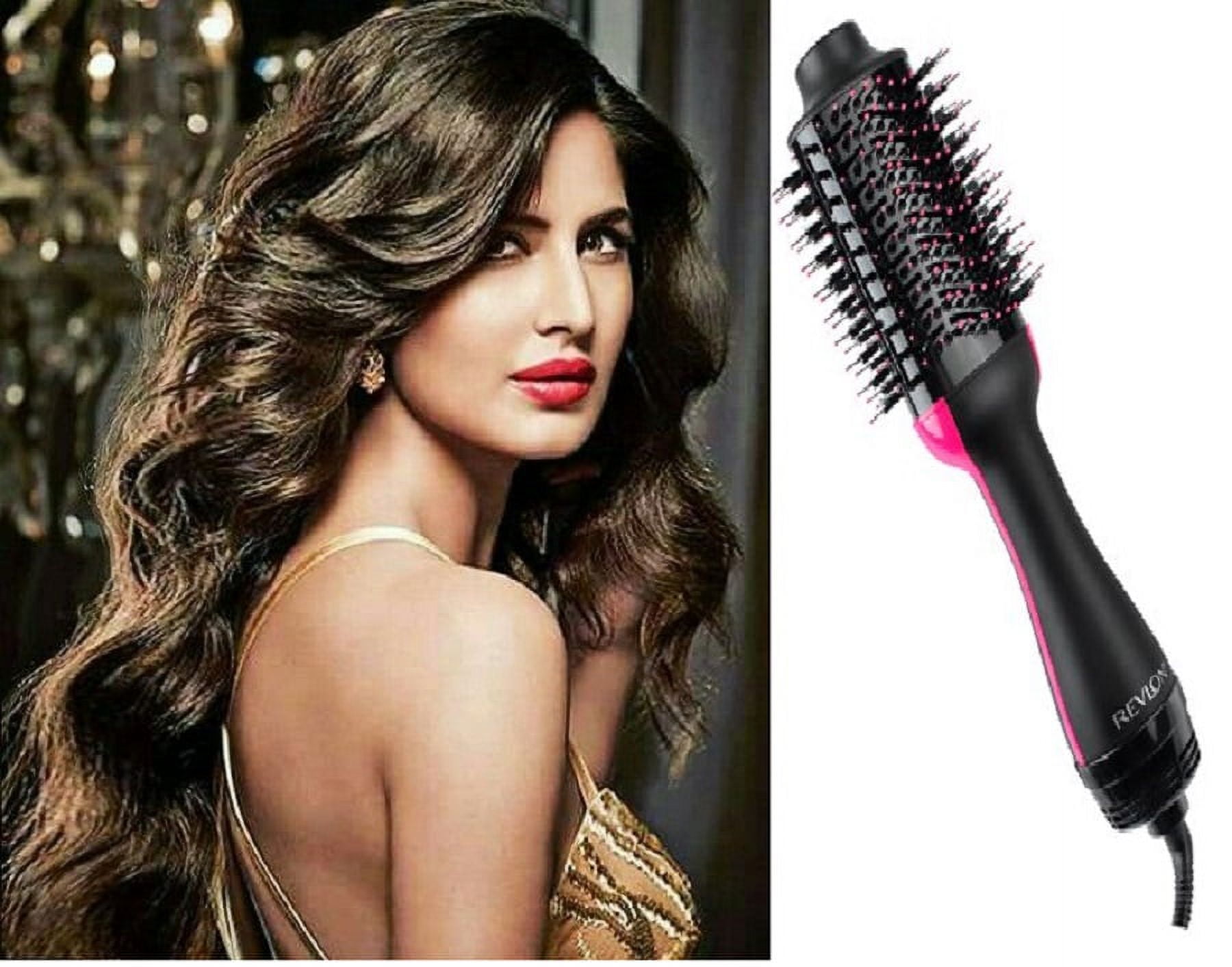 Revlon One-Step Hair Dryer and Volumizer Hot Air Brush (Black, 11.4 in) sambd