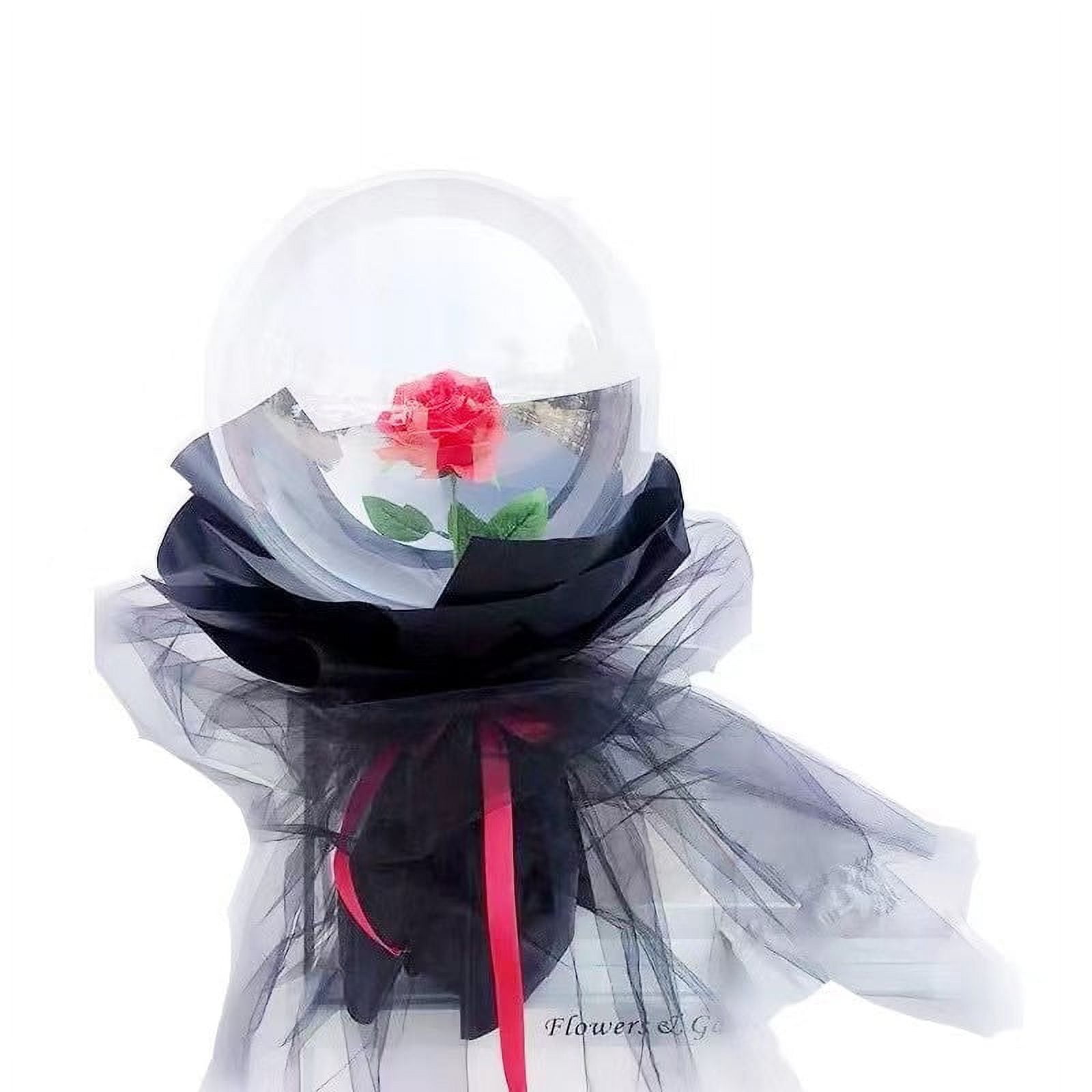 Toner Depot LED Rose Bouquet DIY Craft Kit (Black, 4 Pack, 22 in) u85ls