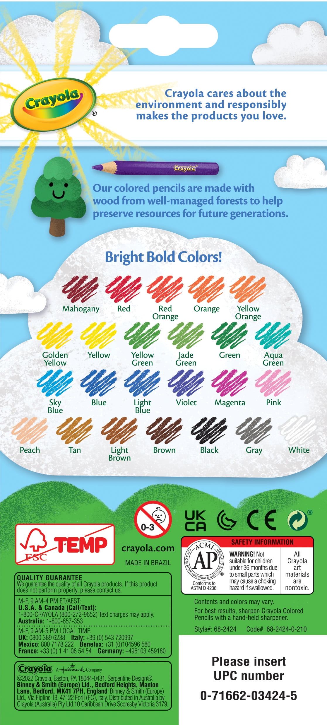 Crayola Erasable Colored Pencils, Vibrant Drawing Art Supplies for Students and Teachers (Assorted Colors, 24 Count) ues0w