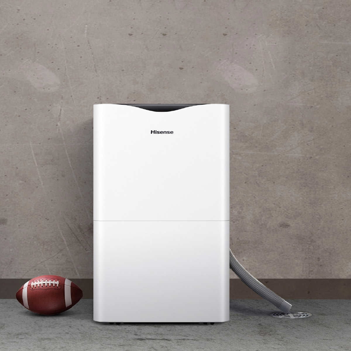 Hisense 35 Pint Portable Dehumidifier for Large Rooms (White, 3000 sq ft) 66fyp