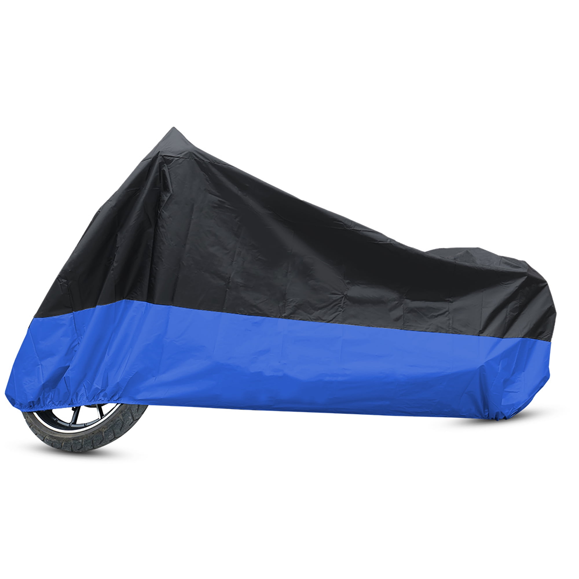 Unique Bargains 180T Motorcycle Cover Waterproof UV Protection for Goldwing (Black Blue, XXXL) qbosb