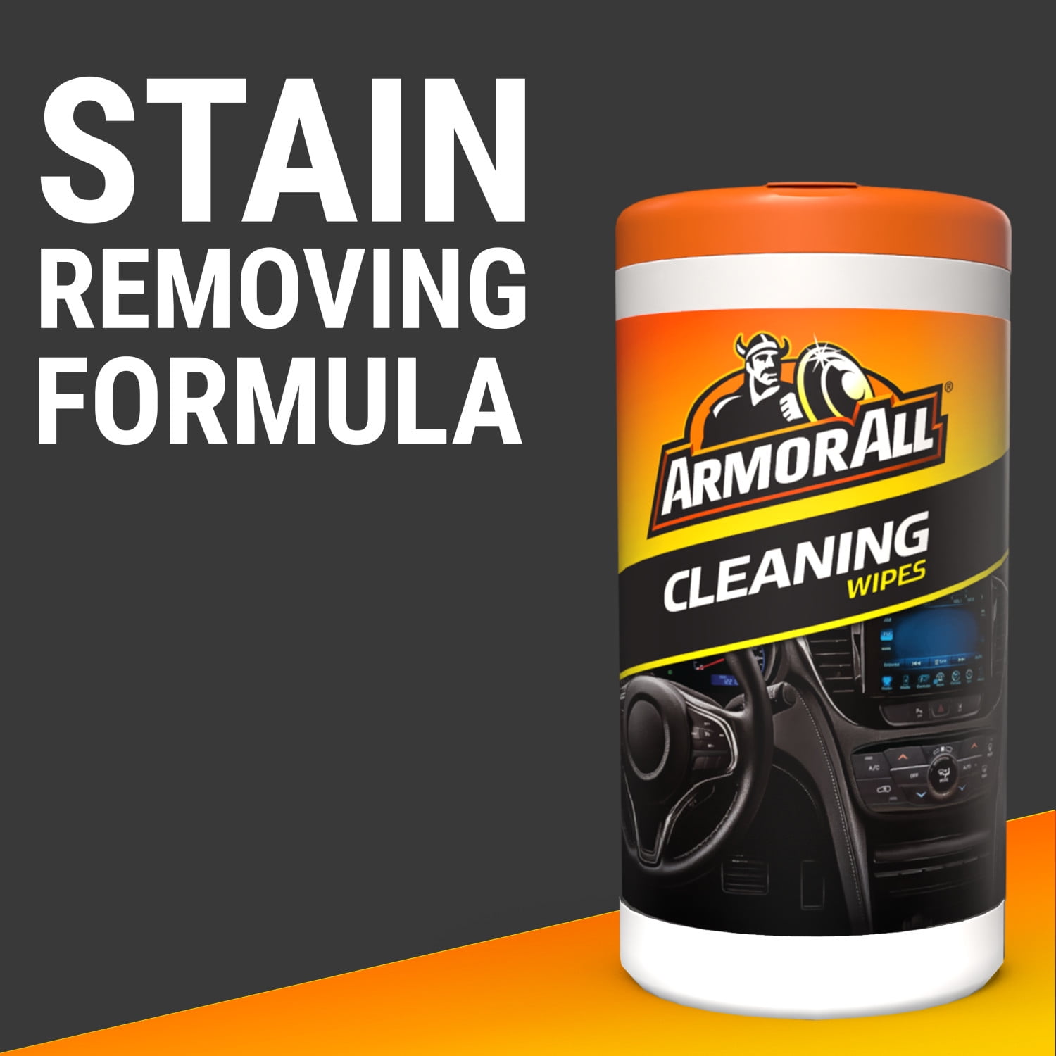 Armor All Cleaning Wipes for Automotive Interior Surfaces (White, 50 Count) 657jk