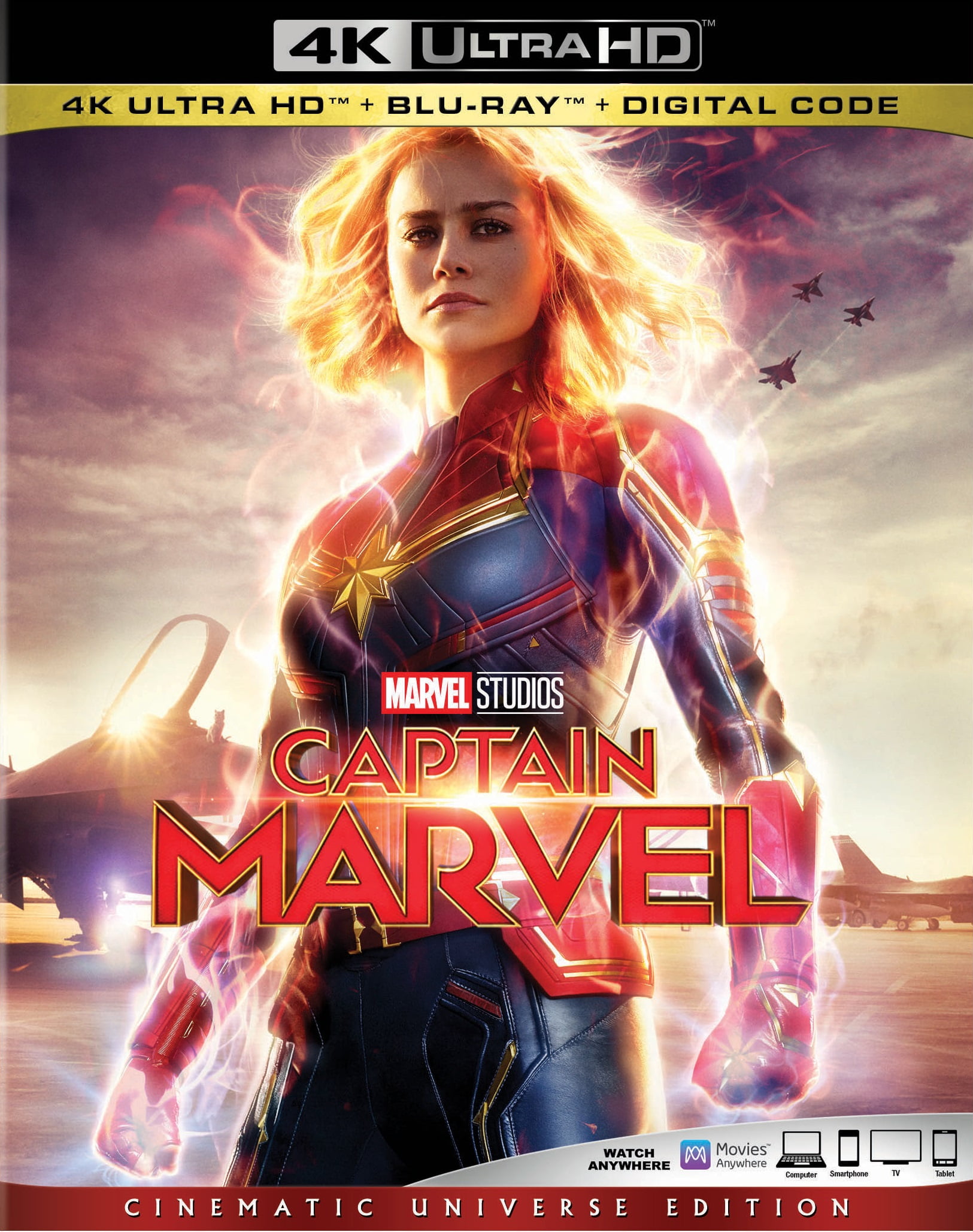 Disney Captain Marvel 4K Ultra HD Blu-ray Movie (2019 Edition) qzhxs