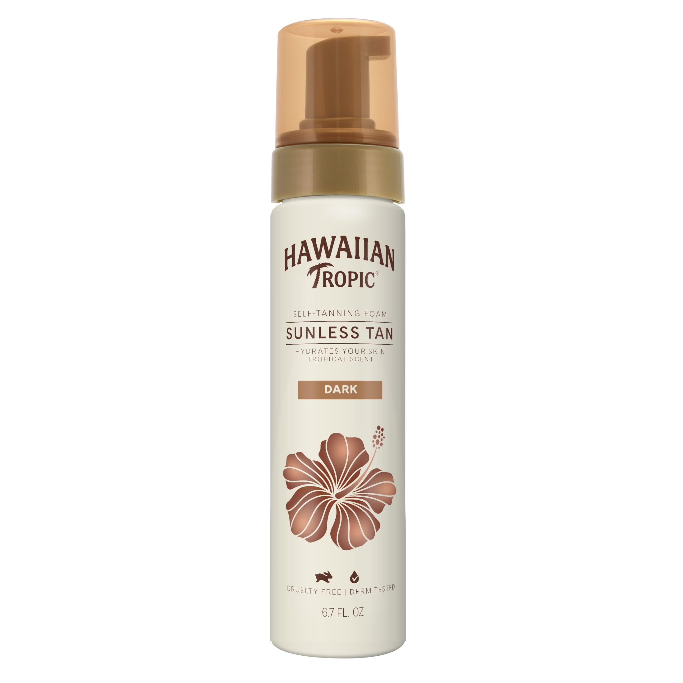 Hawaiian Tropic Sunless Tan Dark Self-Tanning Foam (Dark, 6.7 oz) vlokf