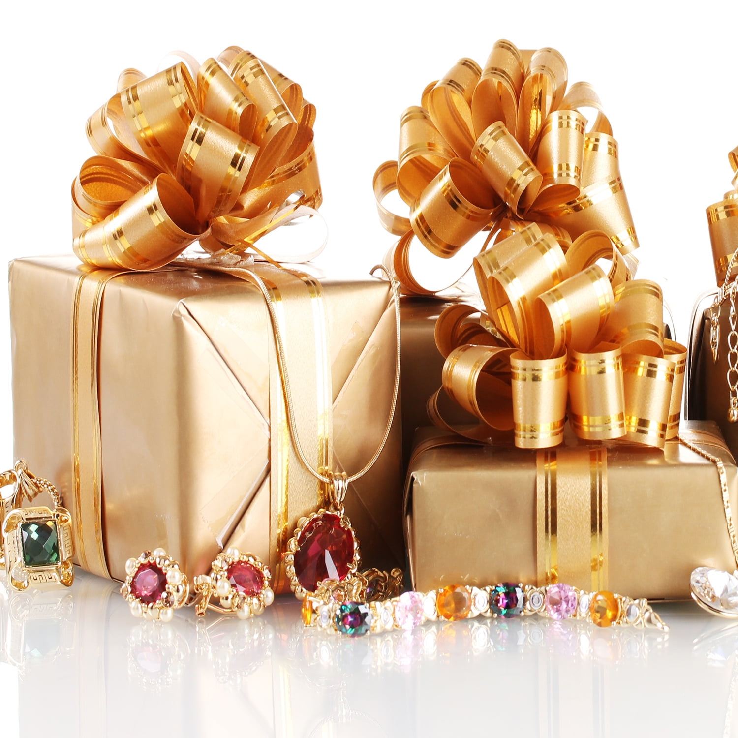 RICHTOP Metallic Gift Wrapping Paper, Premium Matte Finish for Holidays and Birthdays (Gold, 17.7 in x 330 in) 1pnza