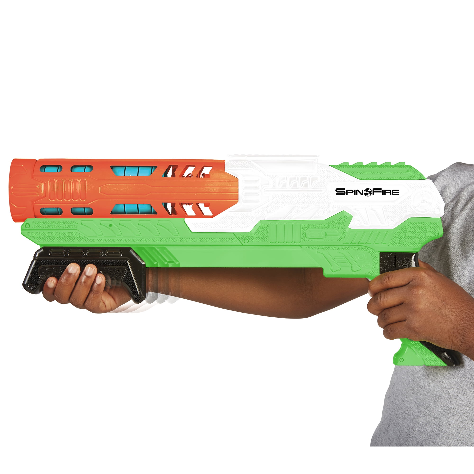 Air Warriors Spin Fire Dart Blaster with 10 Spinner Darts (135 ft Range) xriem