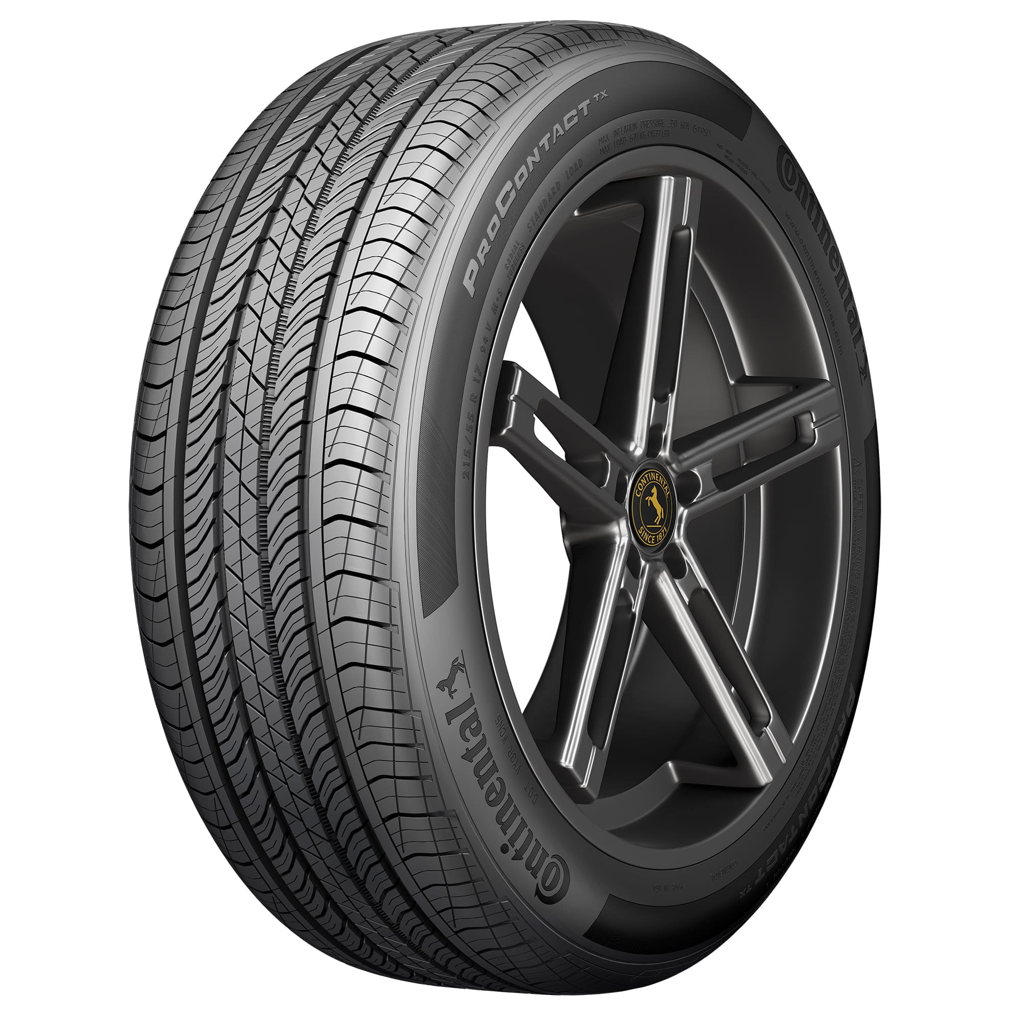 Continental ProContact TX All Season Passenger Tire (Black Sidewall, 235/60R18) a9ybf