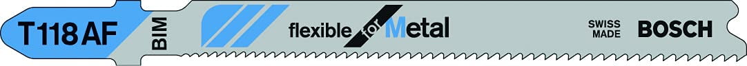 Bosch T 118 A Jigsaw Blade Set for Metal (5 Pack, 3.62 in) vtu94