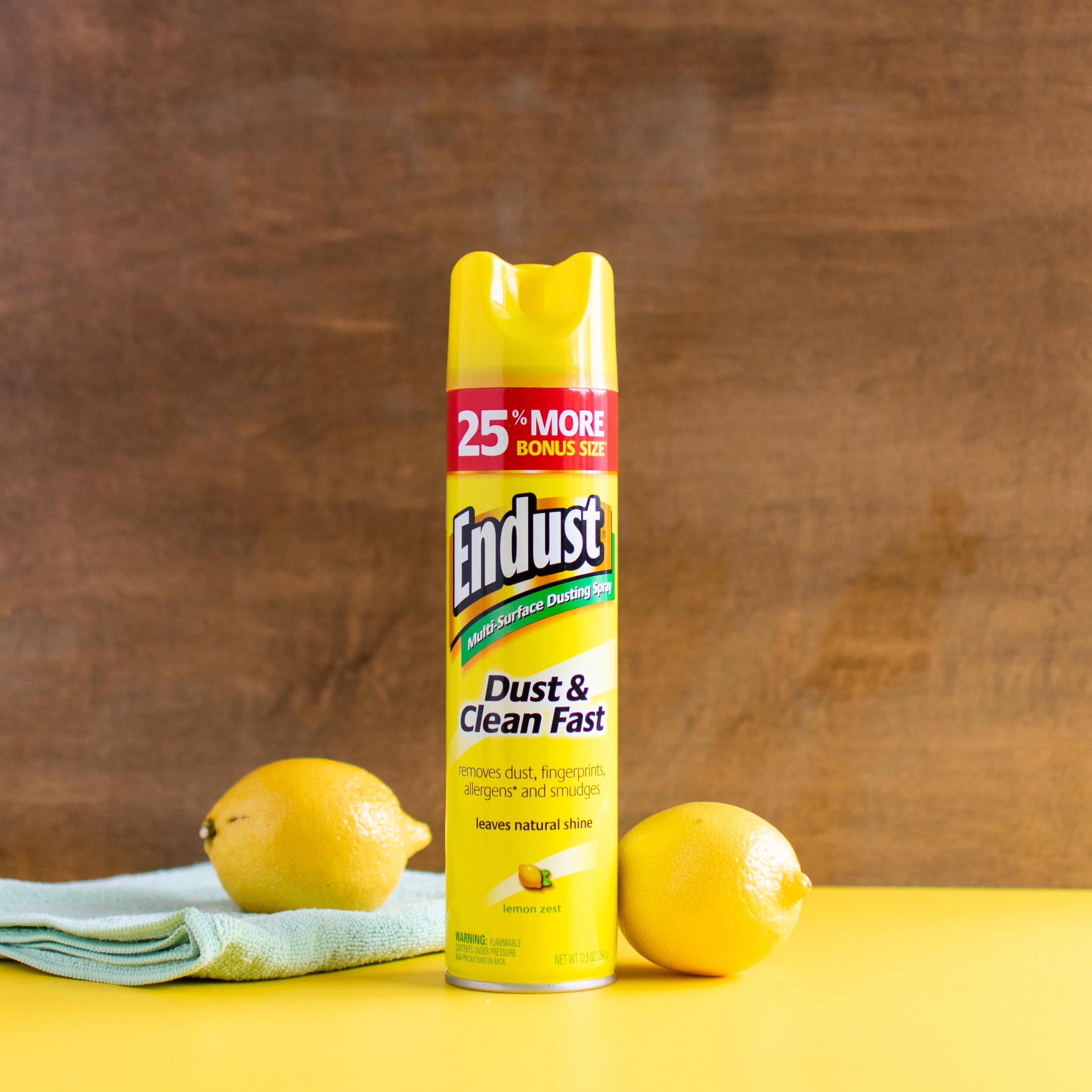 Endust Multi-Surface Dusting and Cleaning Spray, Lemon Zest Scent (12.5 oz) i3v1n - Image 8