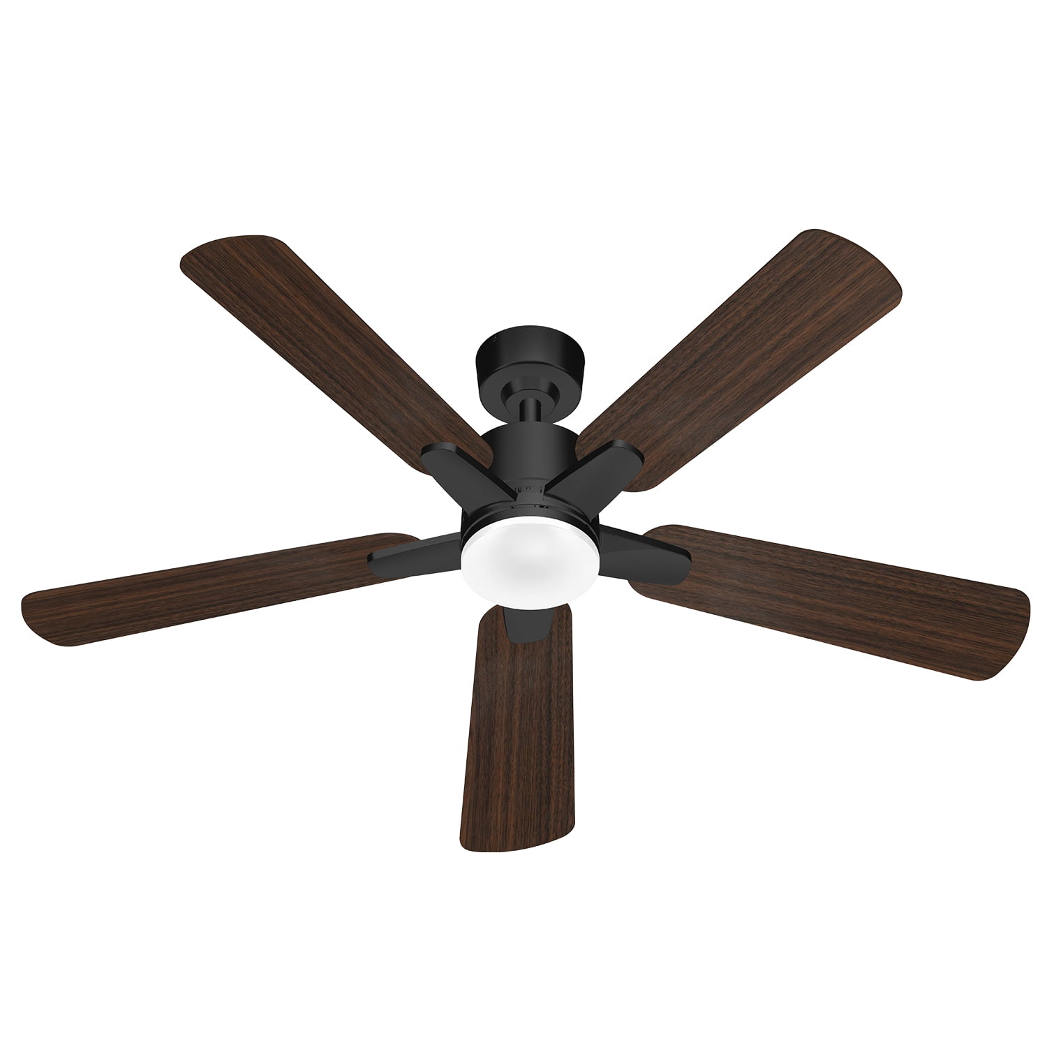Mainstays 52 in Ceiling Fan with LED Light and Remote Control (Black, 52 in) 9j74a - Image 3