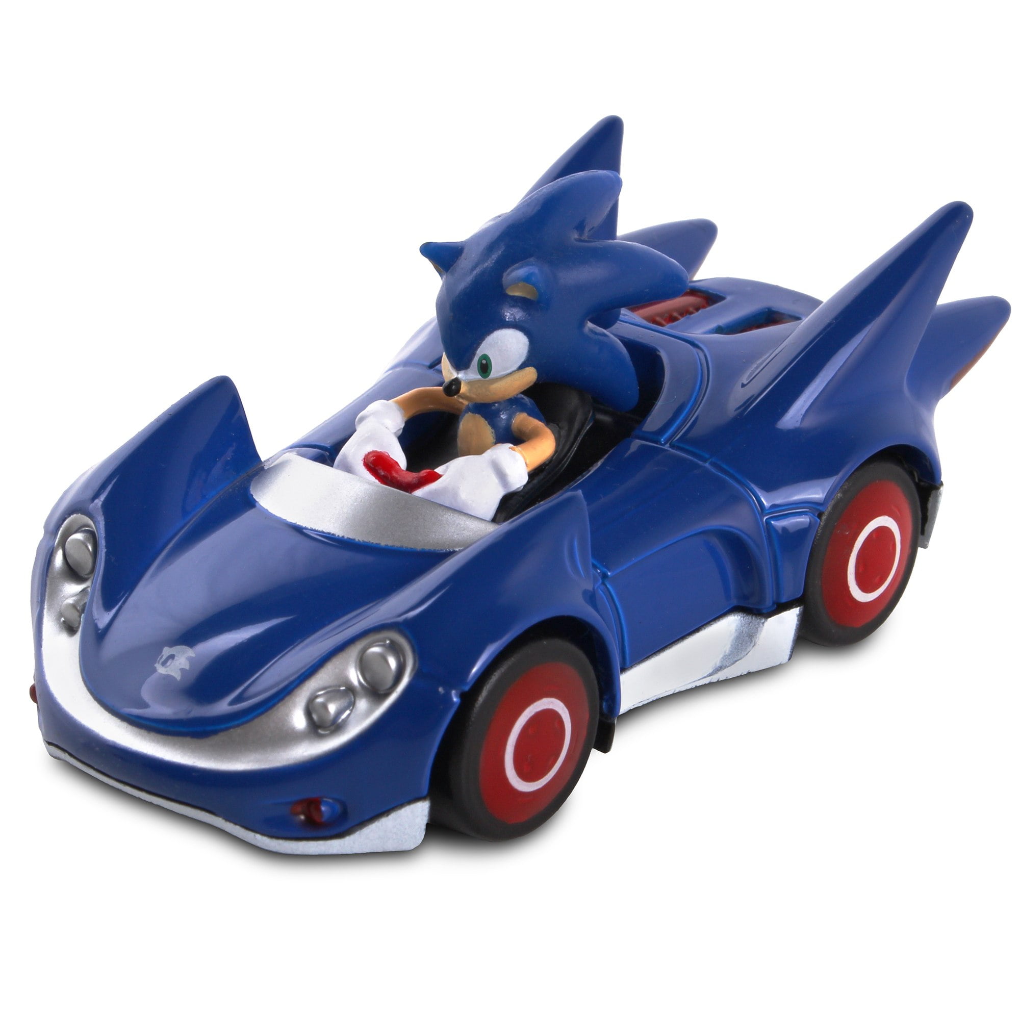 Sonic Speed Star Diecast Metal Car 1:64 Scale Collectible Vehicle (Blue, 3 in L) jn1qc