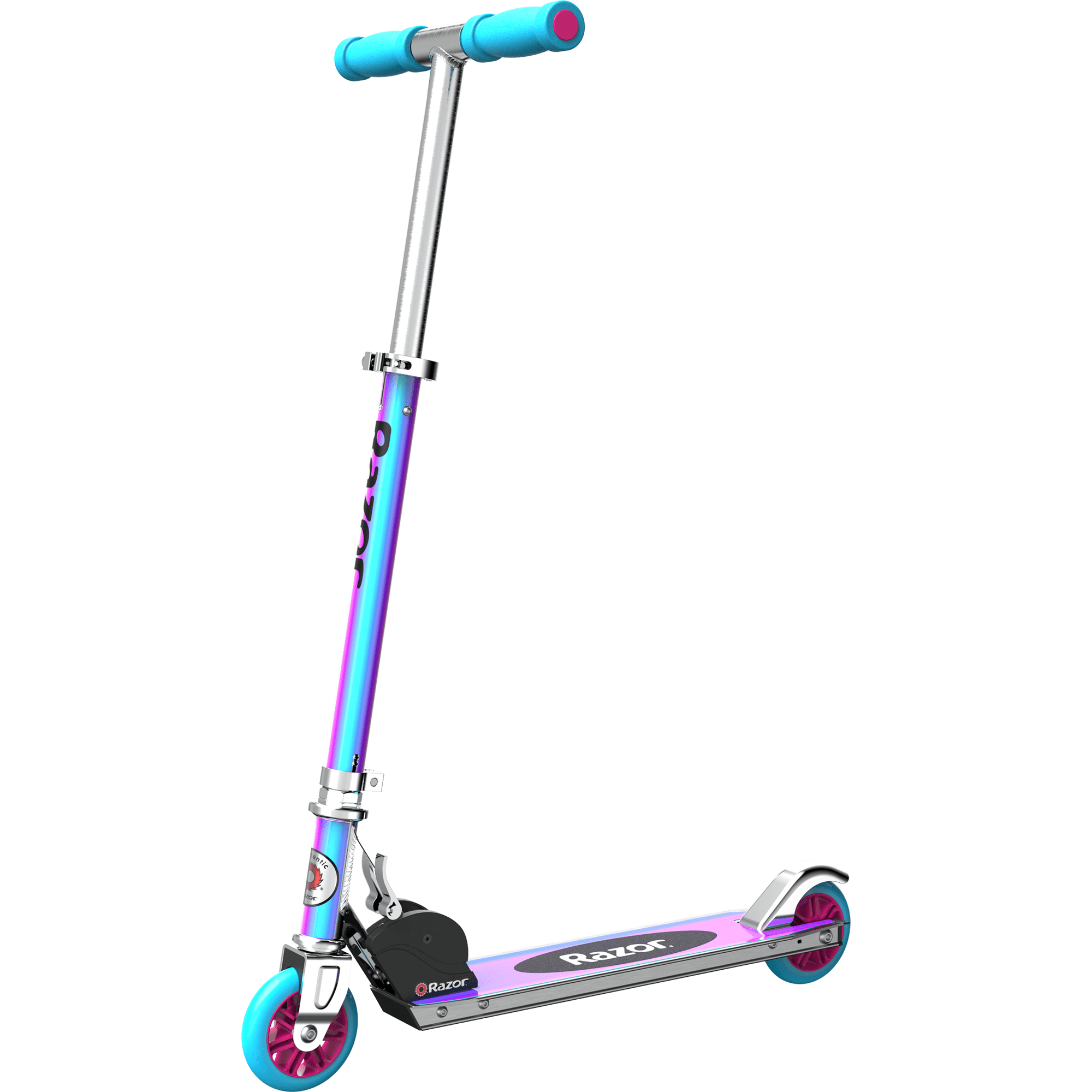 Razor A Kick Scooter Special Edition Holographic Foldable Aluminum (Pink, 4.62 lb) xxs2g