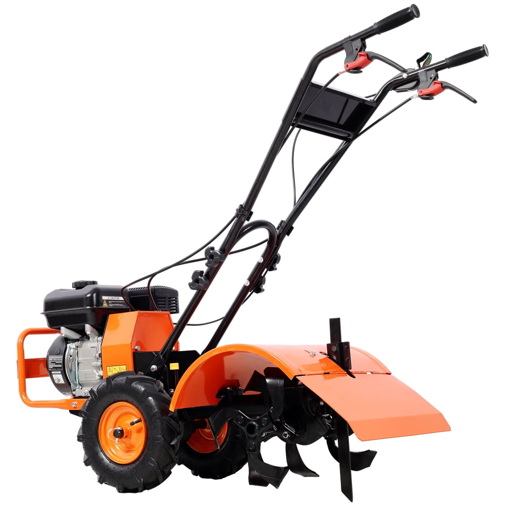 Lumhome Rear Tine Tiller, 7HP 212CC Gas Garden Cultivator, Heavy Duty Rototiller with 20 in Tilling Width (20 in x 8 in) bzmbc