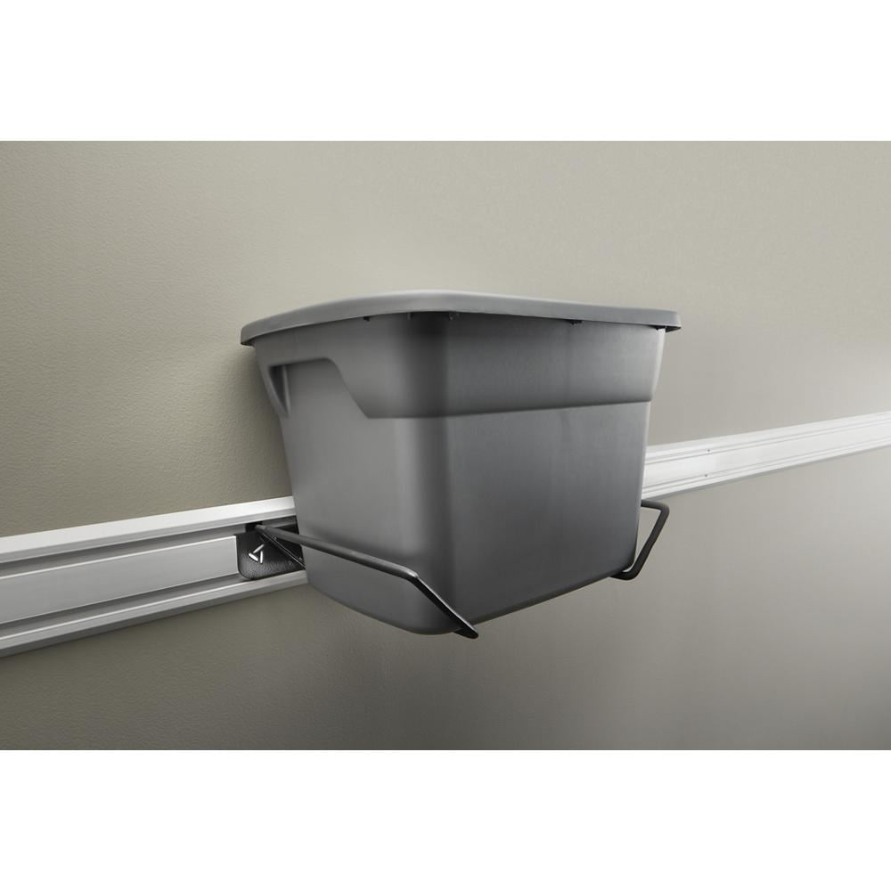 Gladiator GearTrack Wall Storage Channels (Grey, 48 in) kq4ly