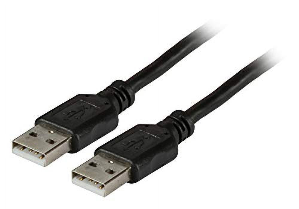 EFB Elektronik USB 2.0 A to A Data Transfer Cable High-Speed Sync Cord (Black, 9.84 ft) 0n2s7