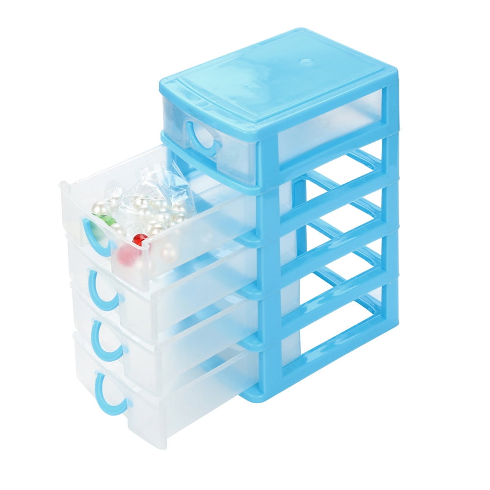 Camtoa Stackable Storage Drawers, Desktop Organizer for Arts, Crafts, Jewelry, and Small Tools (Clear, Small) litnt